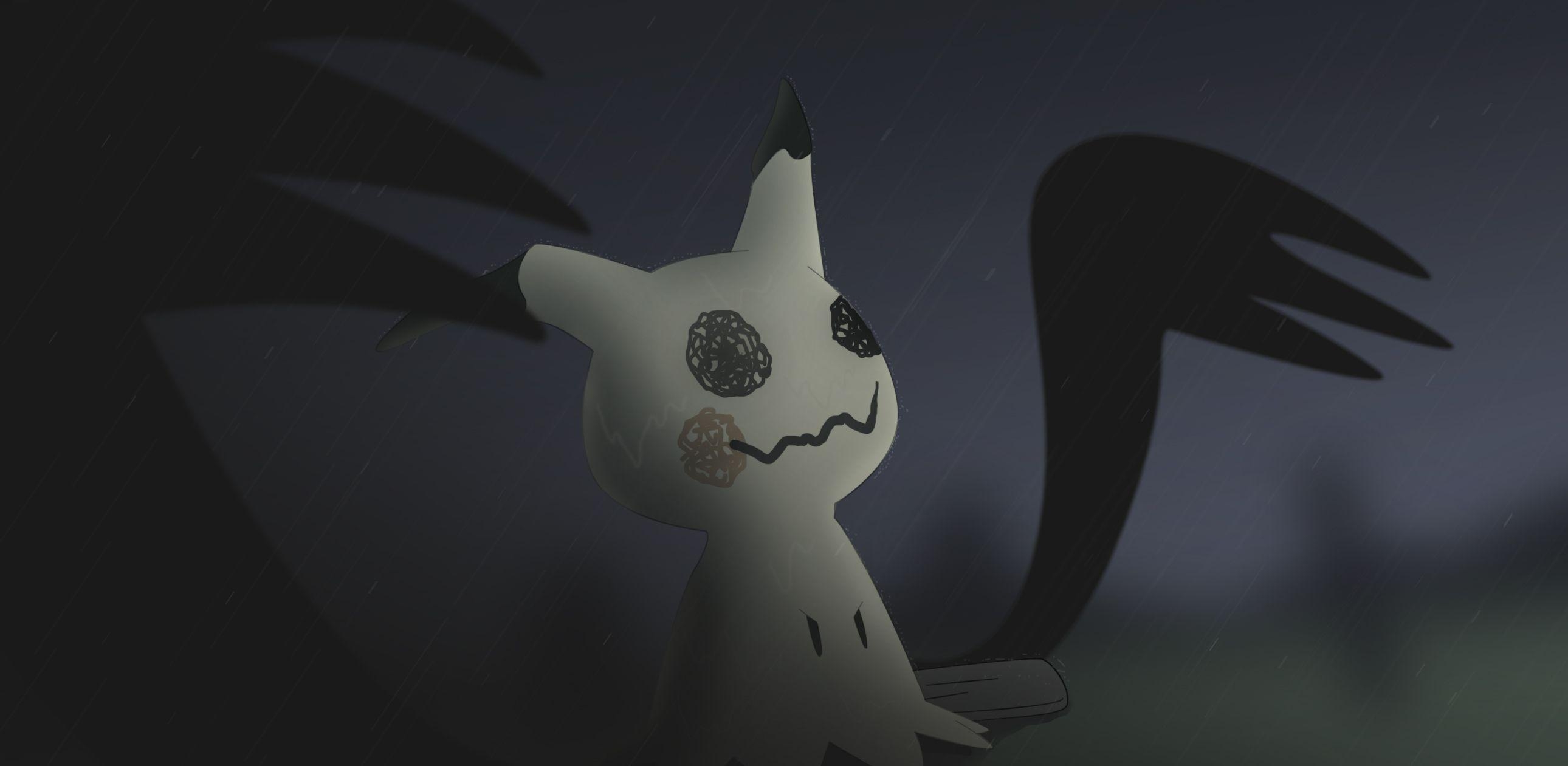 2580x1270 Mimikkyu (Pokemon) HD Wallpaper, Dual Screen