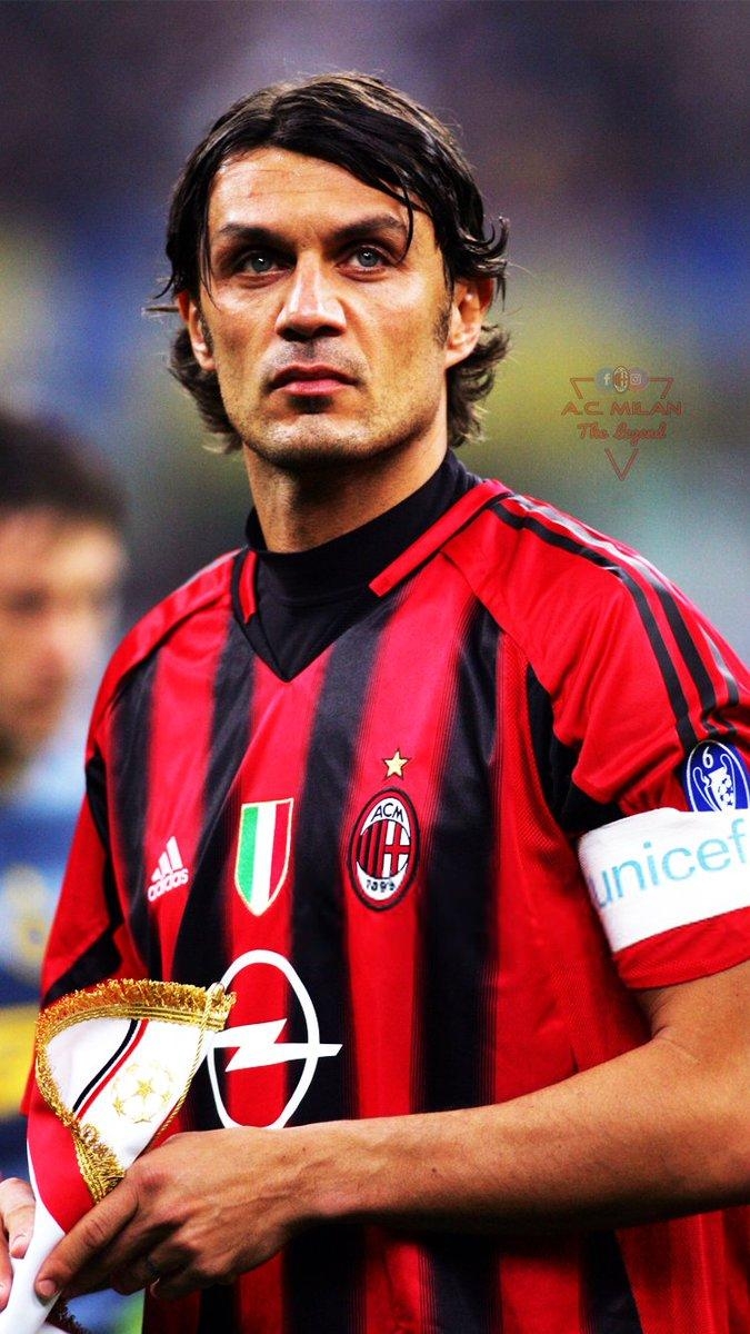 680x1200 AC Milan Lockscreens Maldini, eterno capitano, Phone