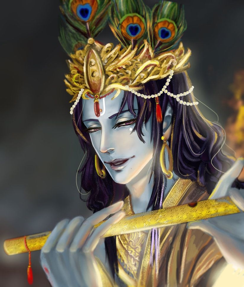 830x970 Lord Krishna, Phone