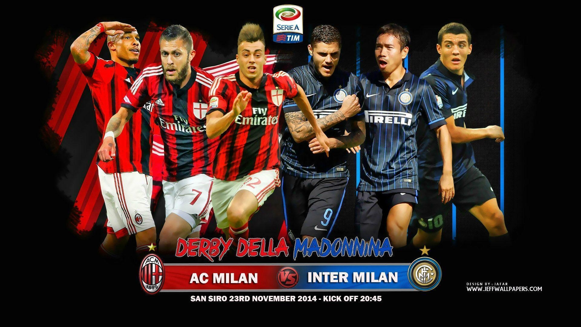 1920x1080 AC Milan Vs Inter Milan 2014 2015 Derby Della Madonnina Wallpaper, Desktop