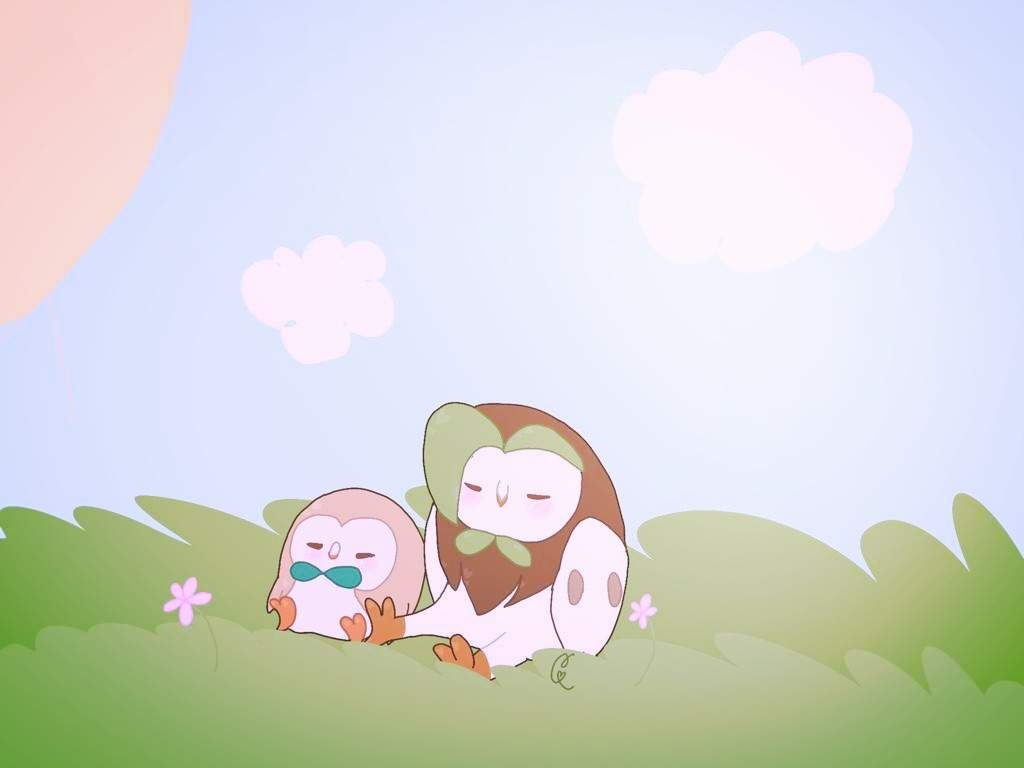 1030x770 kawaii rowlet and dartrix. Pokémon Amino, Desktop