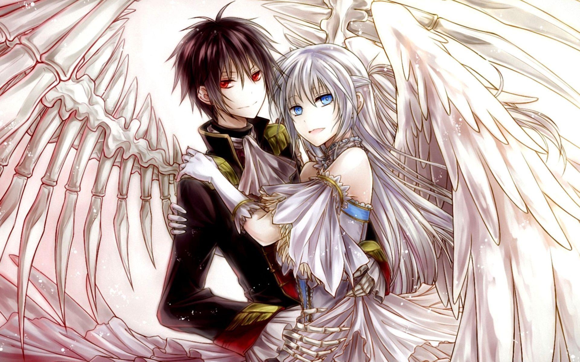 1920x1200 Cute Anime Couple HD Wallpaper, Desktop