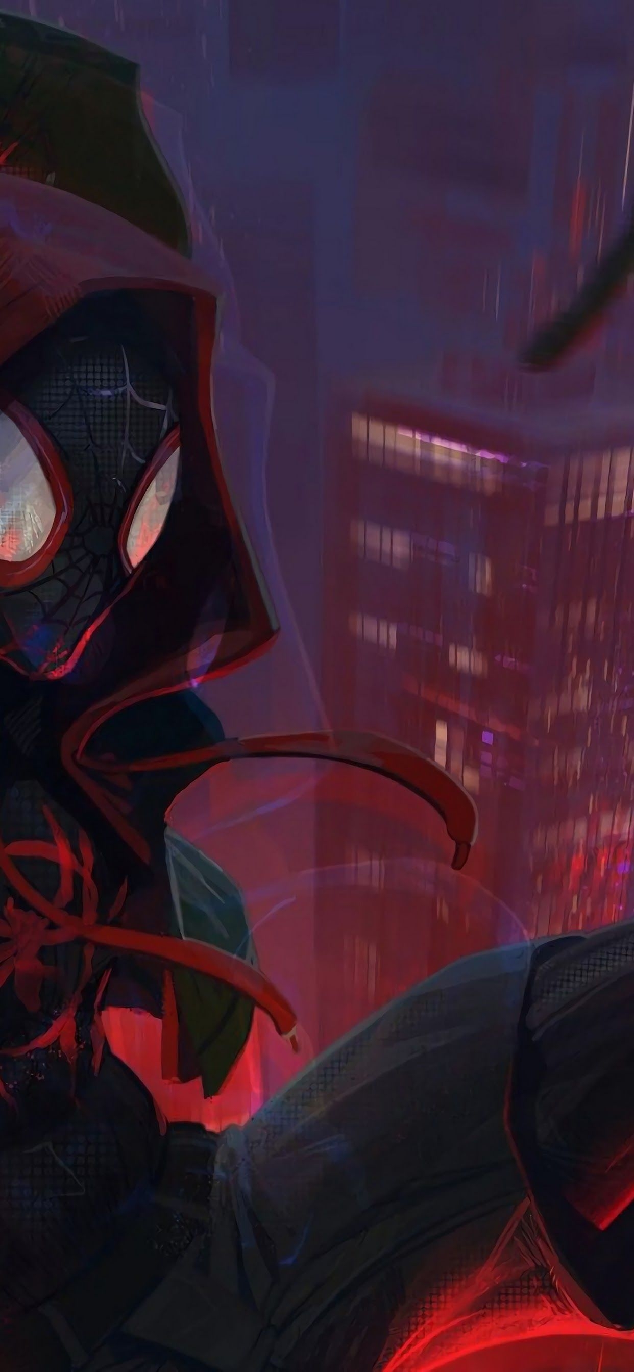 1250x2690 Miles Morales Spider Man: Into The Spider Verse 4K Wallpaper, Phone