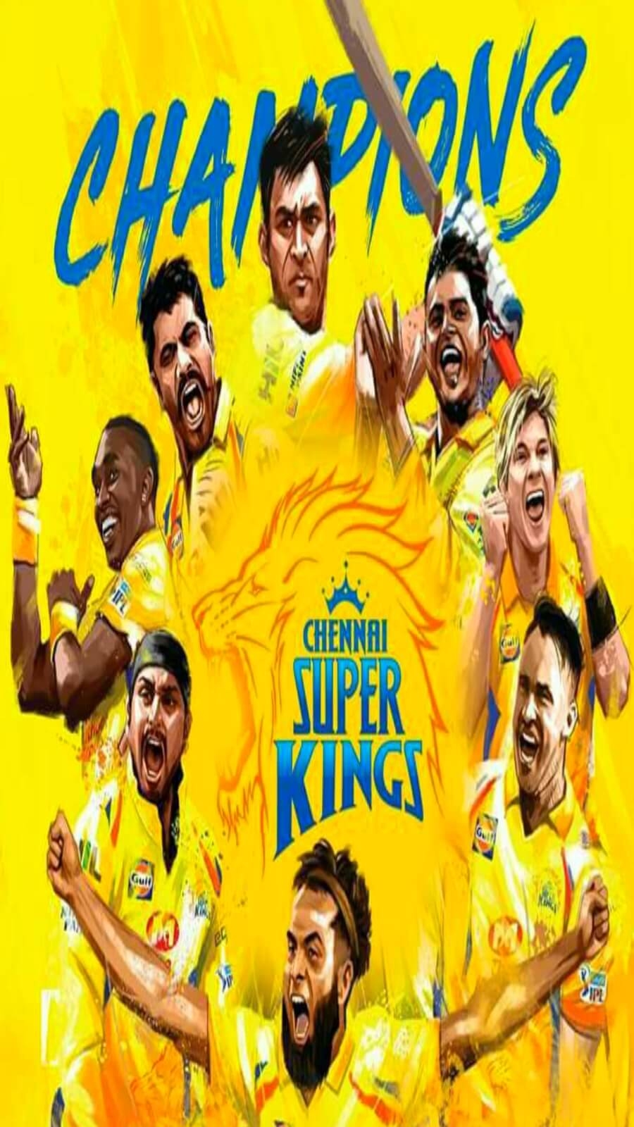 900x1600 Chennai Super Kings IPL Wallpaper Background Download Finetech raju, Phone