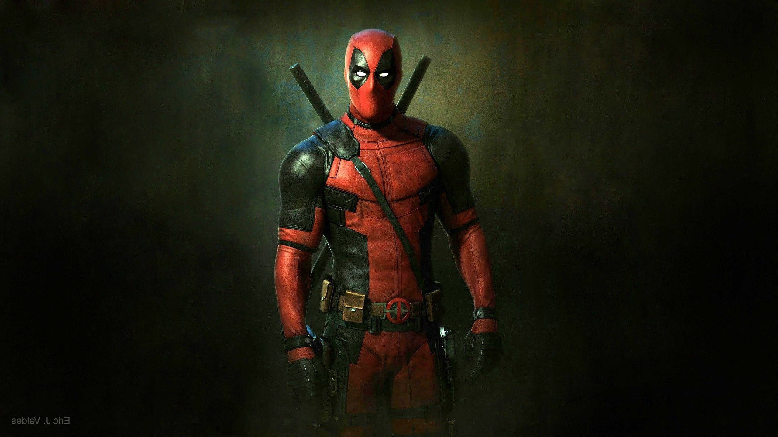 2560x1440 Wallpaper, superhero, Deadpool, Wade Wilson, darkness,  px, computer wallpaper, fictional character, action figure, Desktop