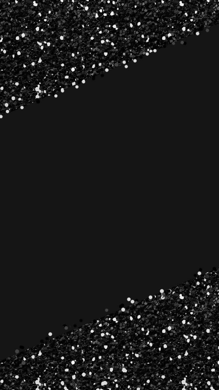 750x1340 Black Glitter iPhone Wallpaper Free Black Glitter iPhone Background, Phone