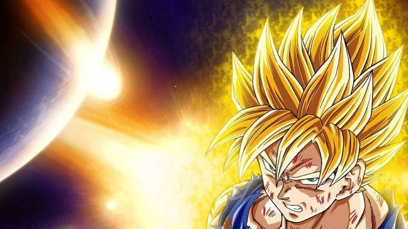 1370x770 Goku Super Saiyan Wallpaper Free Goku Super Saiyan Background, Desktop