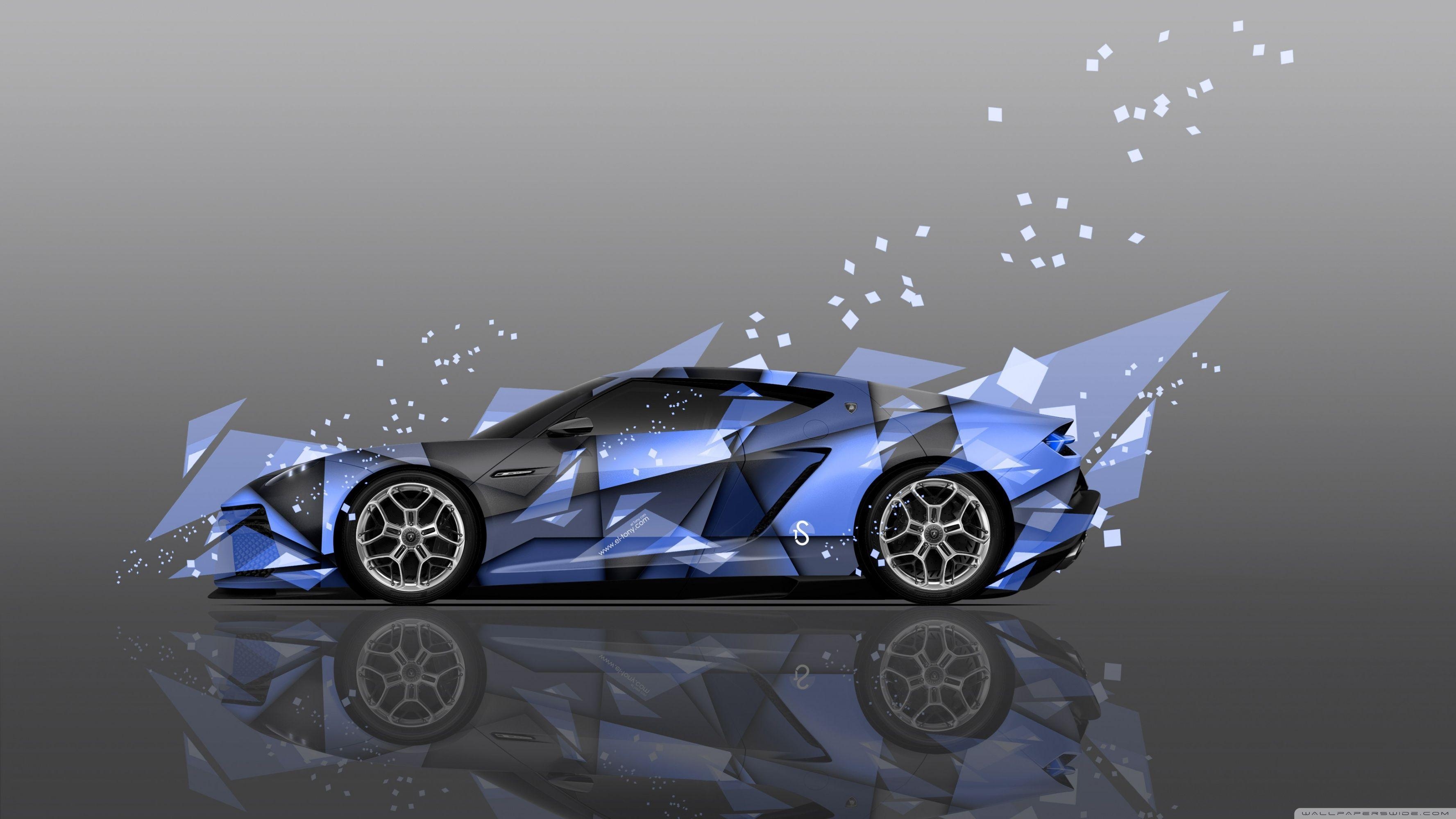 3560x2000 Lamborghini Asterion Side Abstract Aerography Car design, Desktop