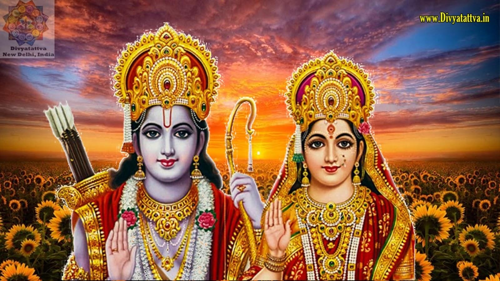 1600x900 Lord Rama & Sita Wallpaper Hgh Resolution Ramachandra Photo, Desktop