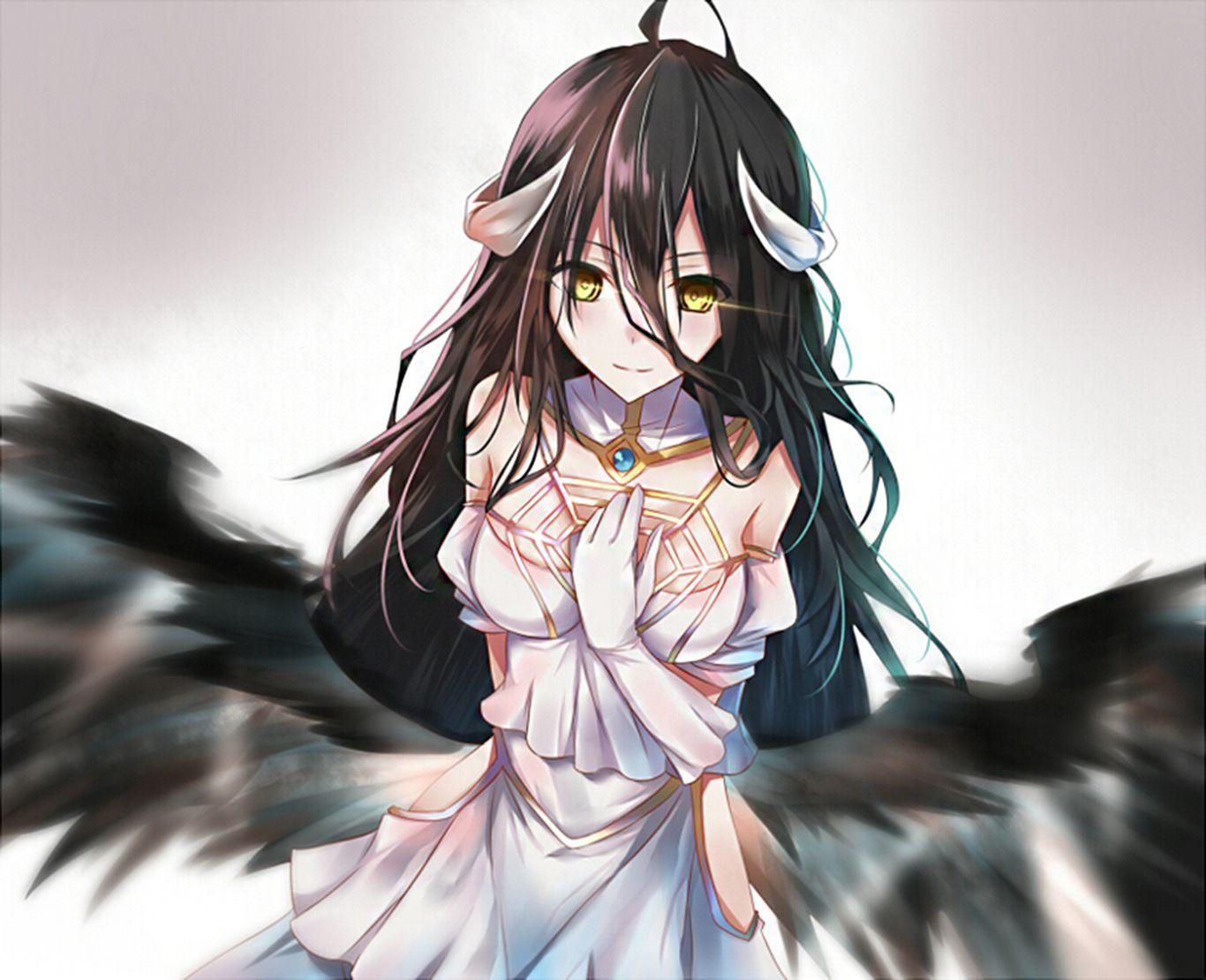 1370x1110 Overlord Albedo Wallpaper For iPhone Monodomo. Cute Wallpaper, Desktop