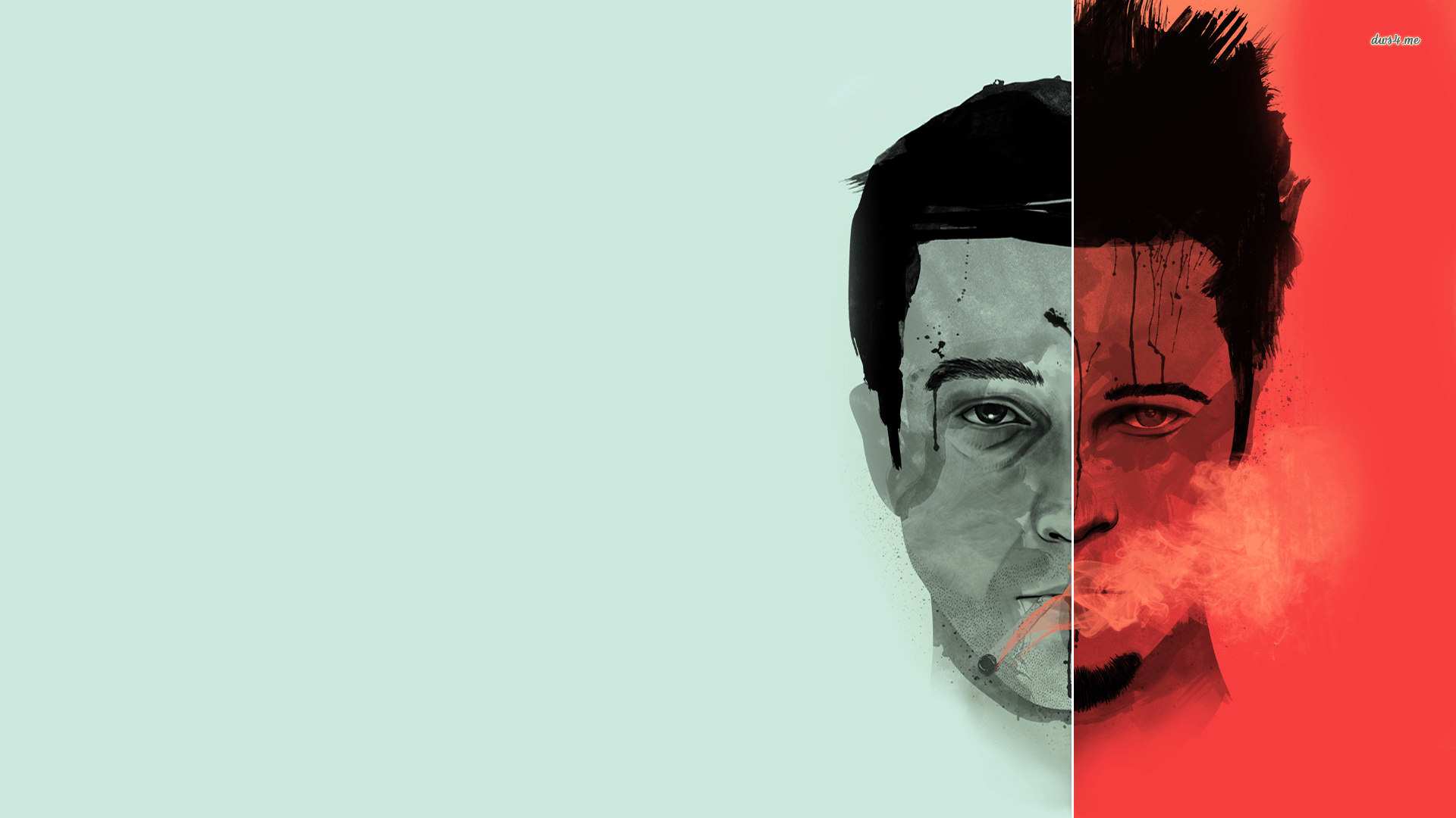 1920x1080 Tyler durden and the narrator fight club wallpaper. Graphic design, Desktop