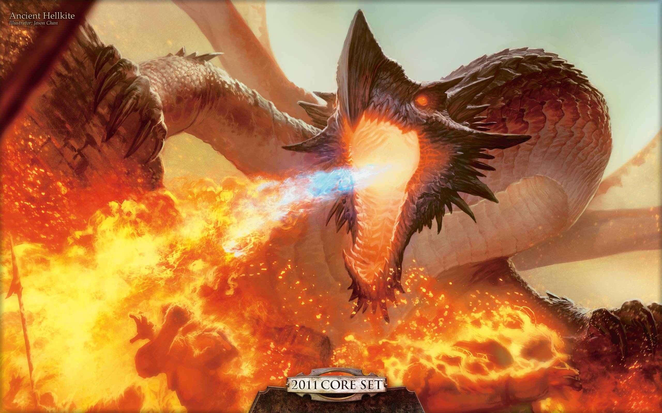 2560x1600 Wallpaper of the Week: Ancient Hellkite, Daily MTG, Magic, Desktop