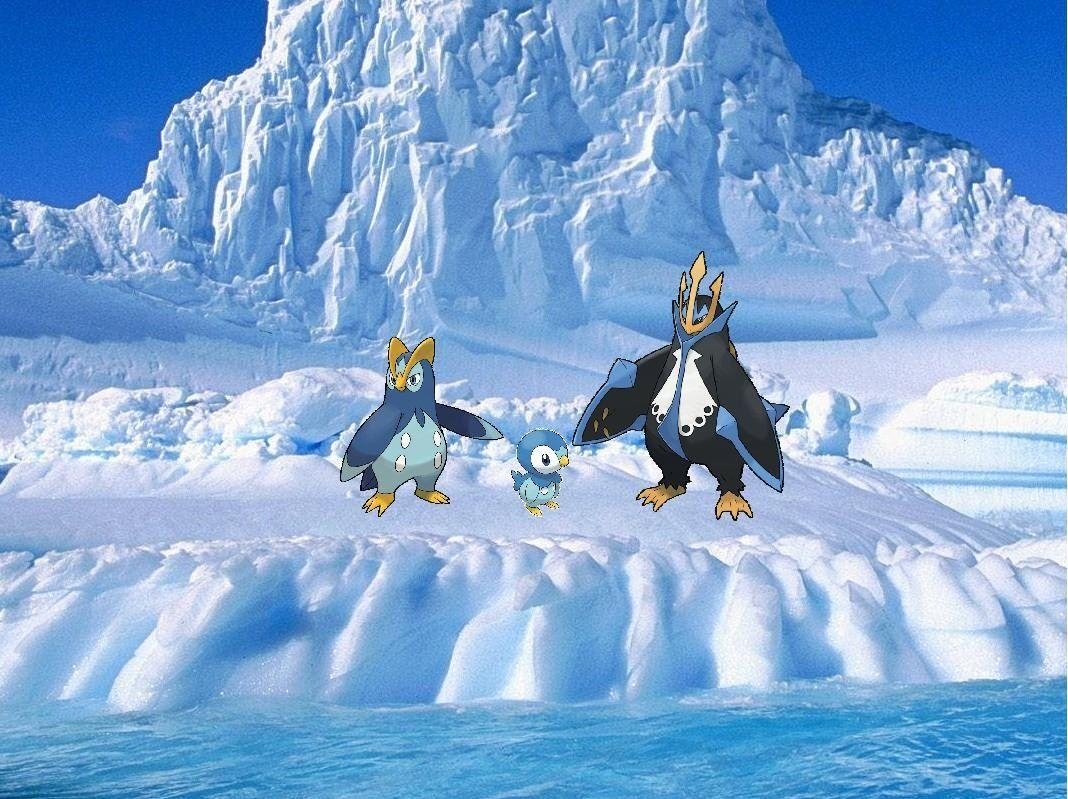 1070x800 Piplup image Piplup, Prinplup and Empoleon in Antarctica HD, Desktop