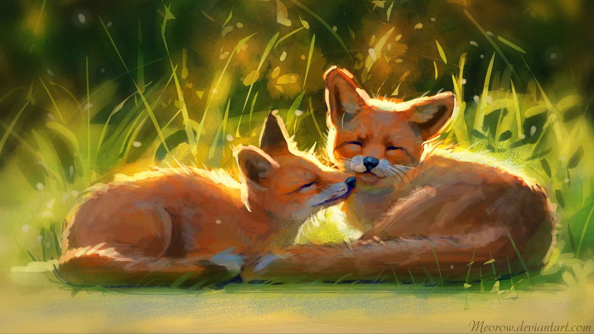 1920x1080 Fox Art Wallpaper, Desktop