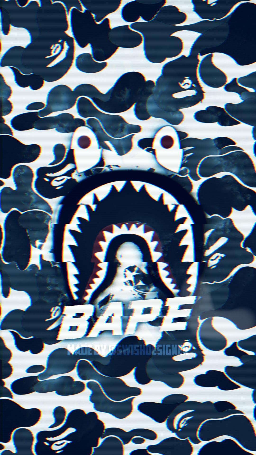 1080x1920 Bape Shark Wallpaper, Phone