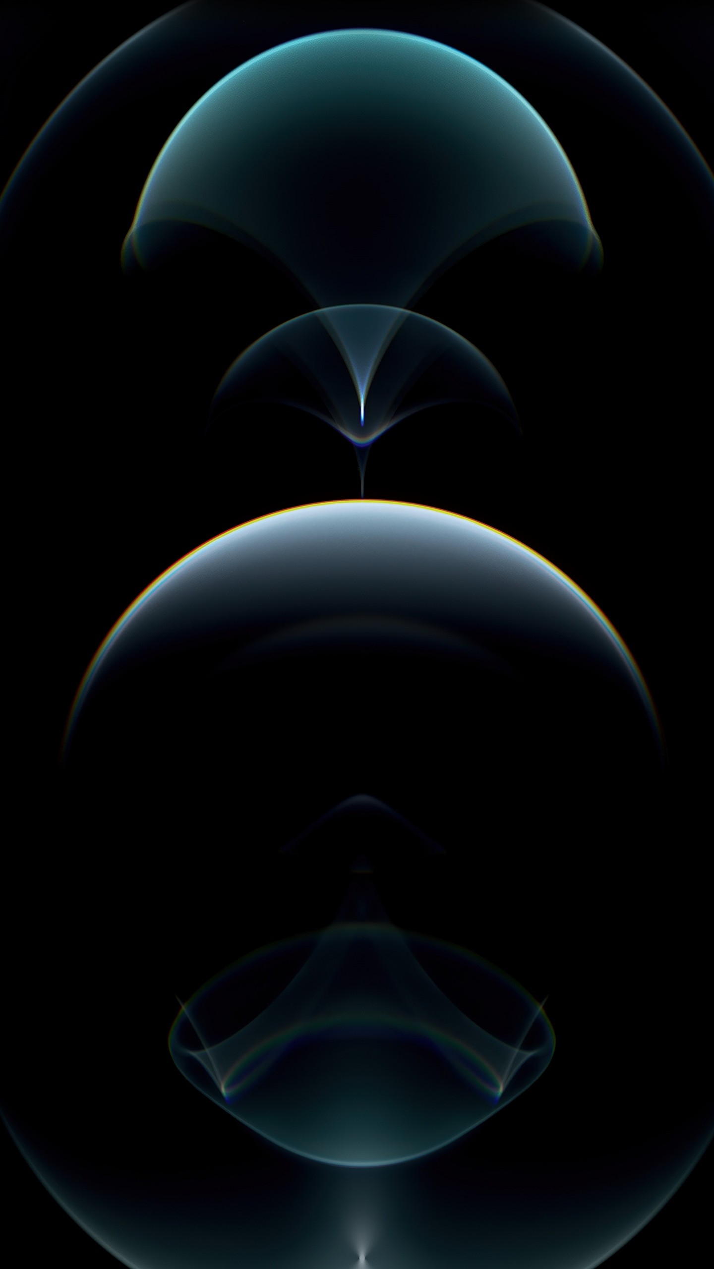 1440x2560 Wallpaper iPhone 12 Pro, silver, abstract, Apple October 2020 Event, 4K, OS, Phone