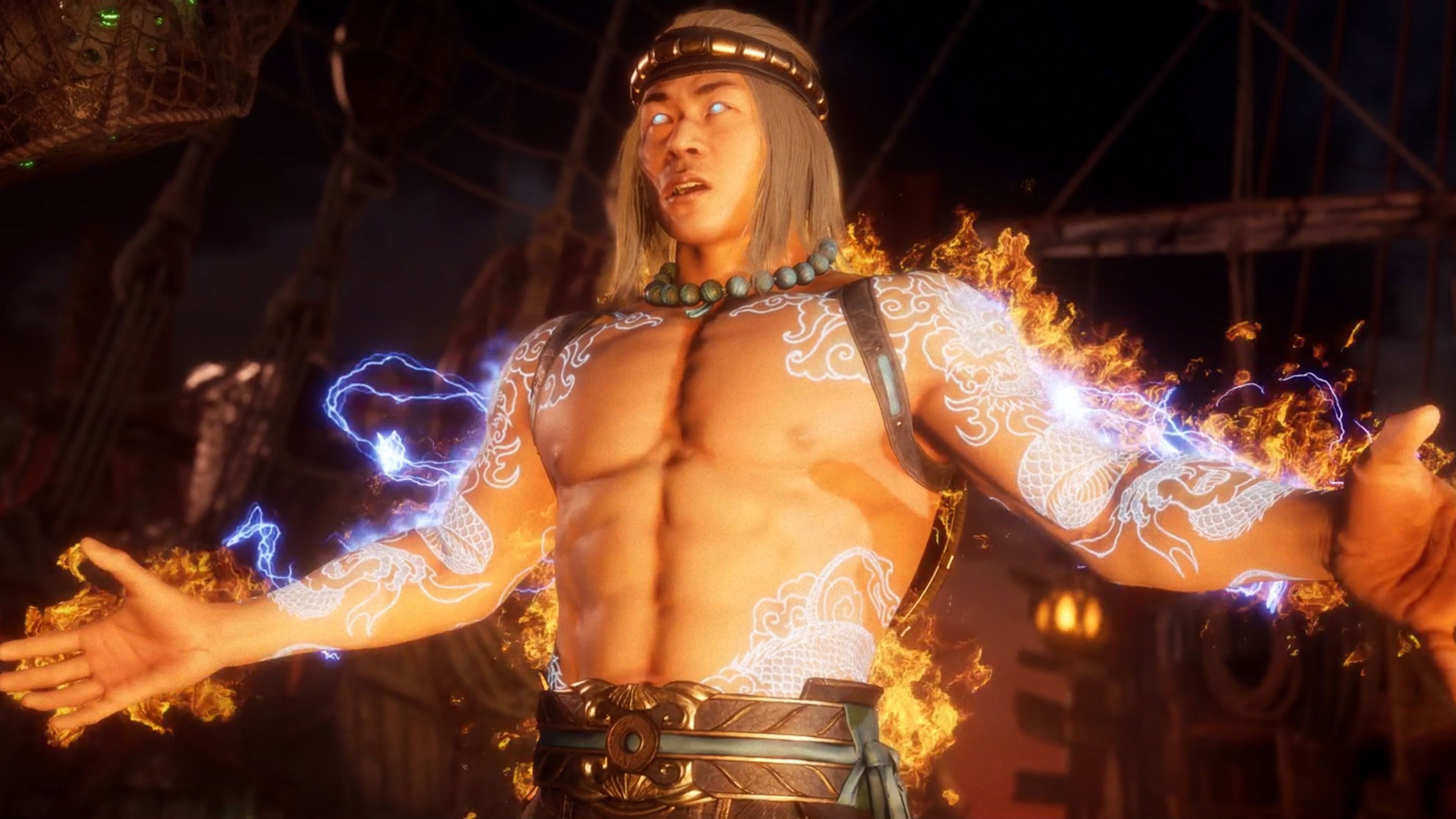 3840x2160 4k Kombat 11 Fire God Liu Kang Wallpaper & Background Download, Desktop