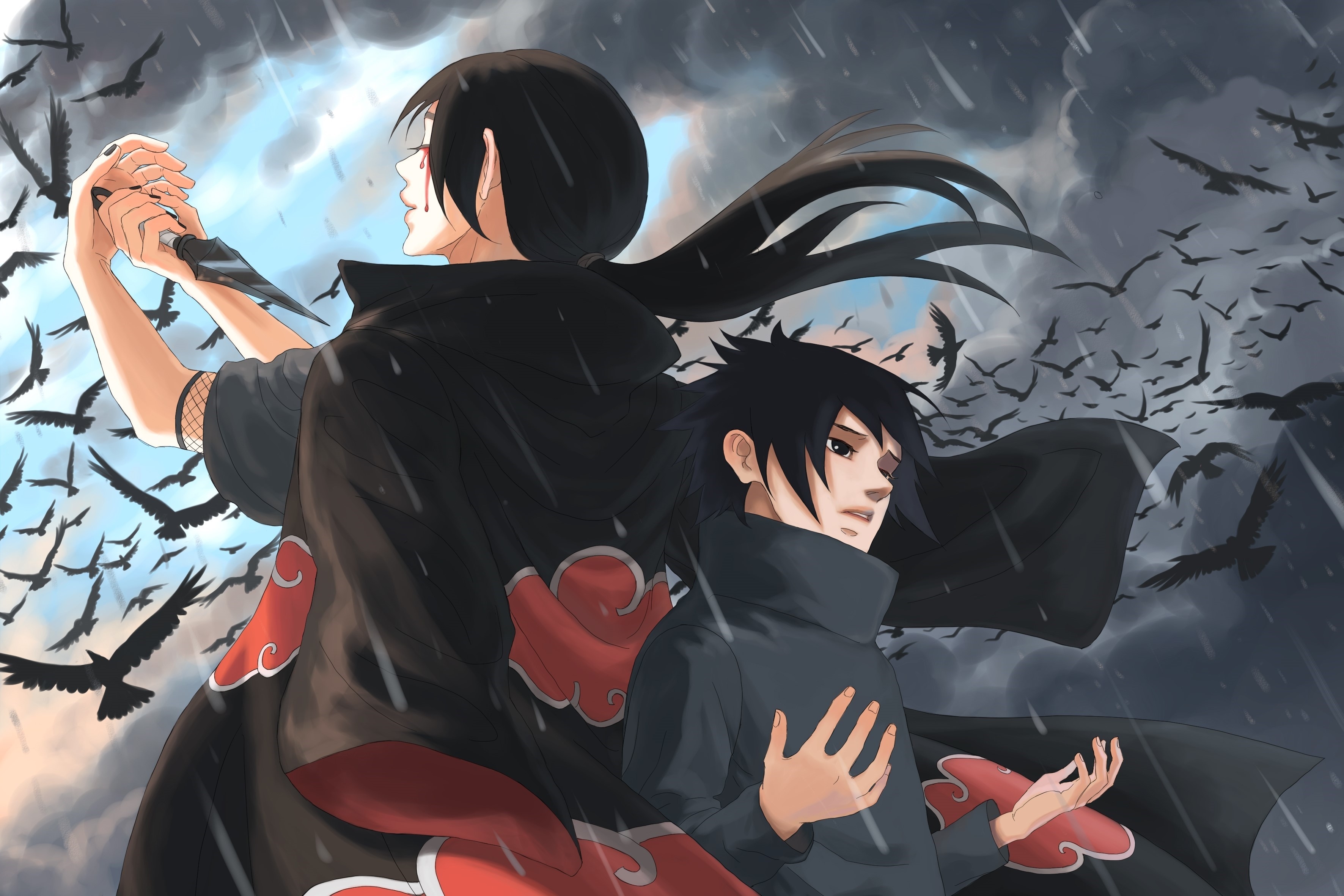 3550x2370 Naruto HD, Itachi Uchiha, Sasuke Uchiha Gallery HD Wallpaper, Desktop