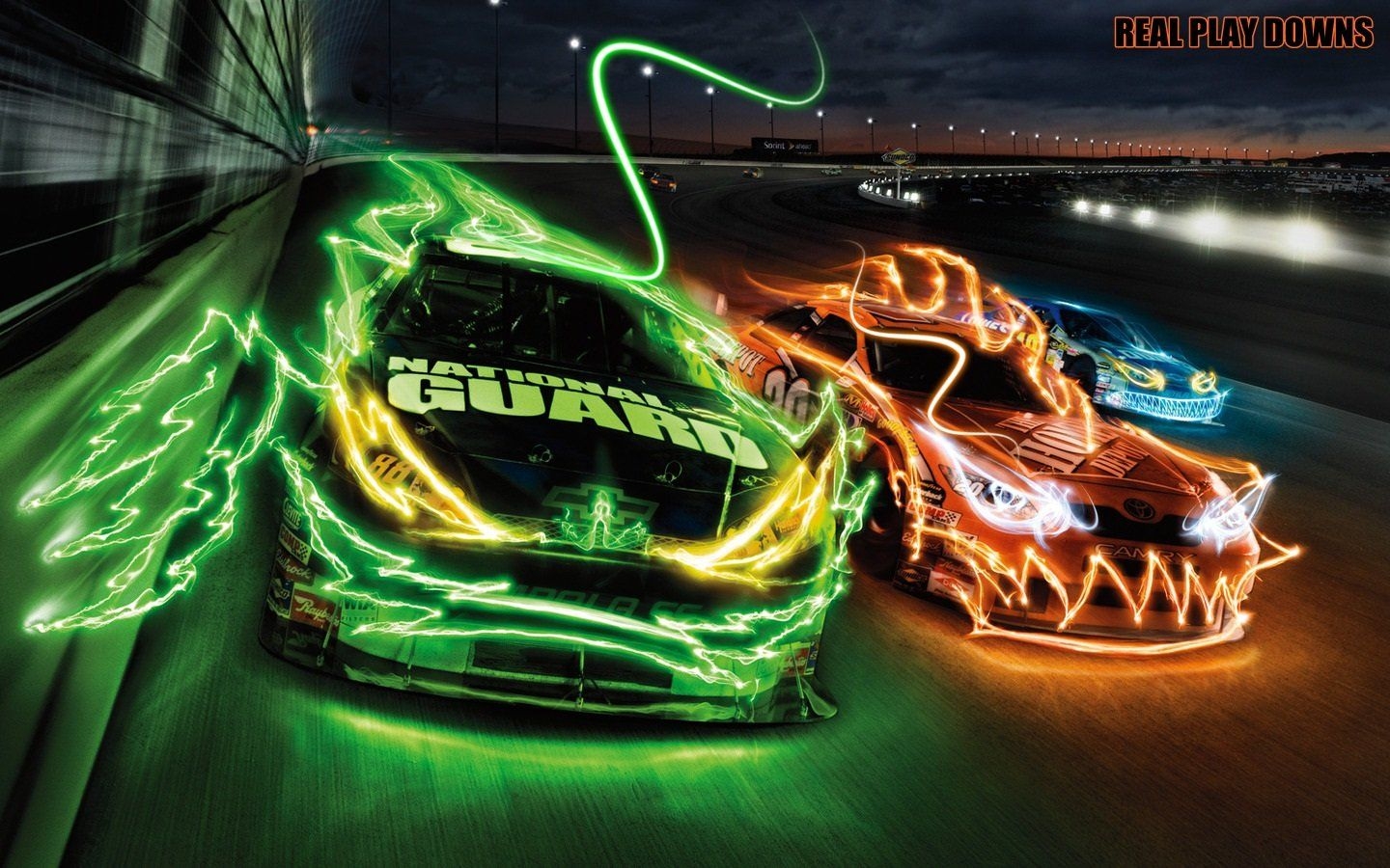 1440x900 Neon Car Wallpaper, Desktop