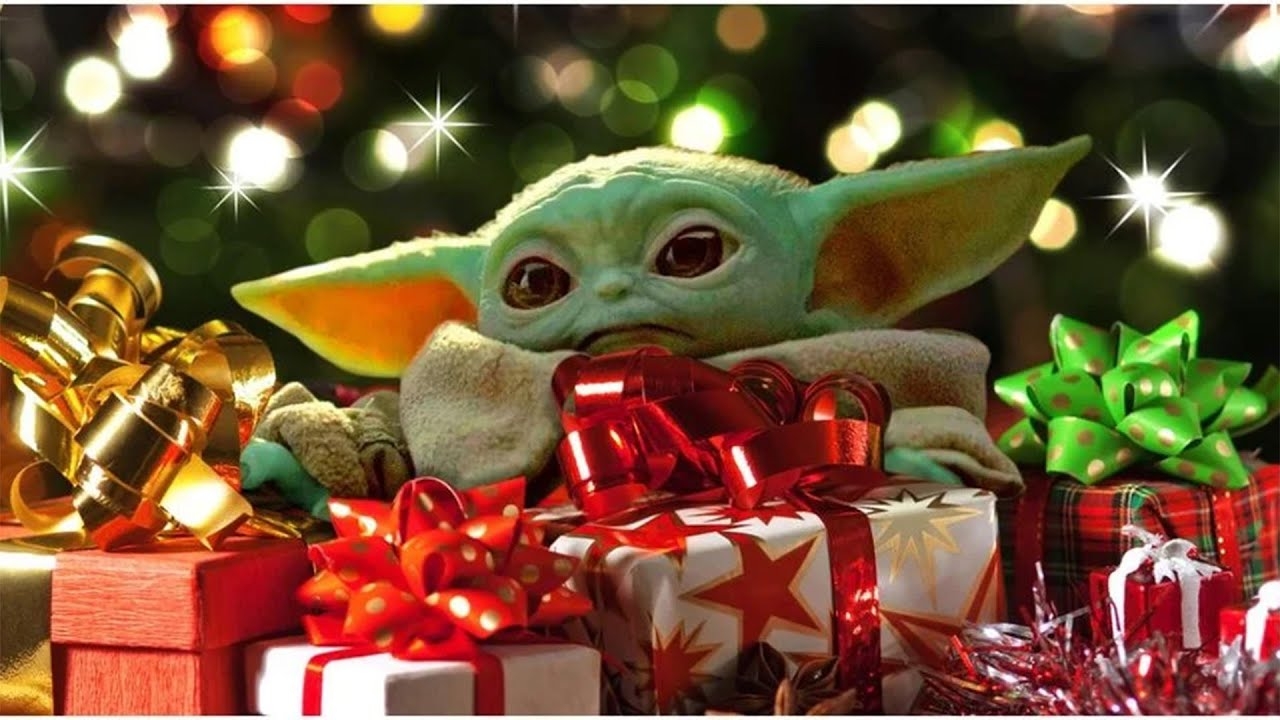 1280x720 Baby Yoda Trends As Fans Share Photo Of Him As A Christmas Tree Topper, Desktop