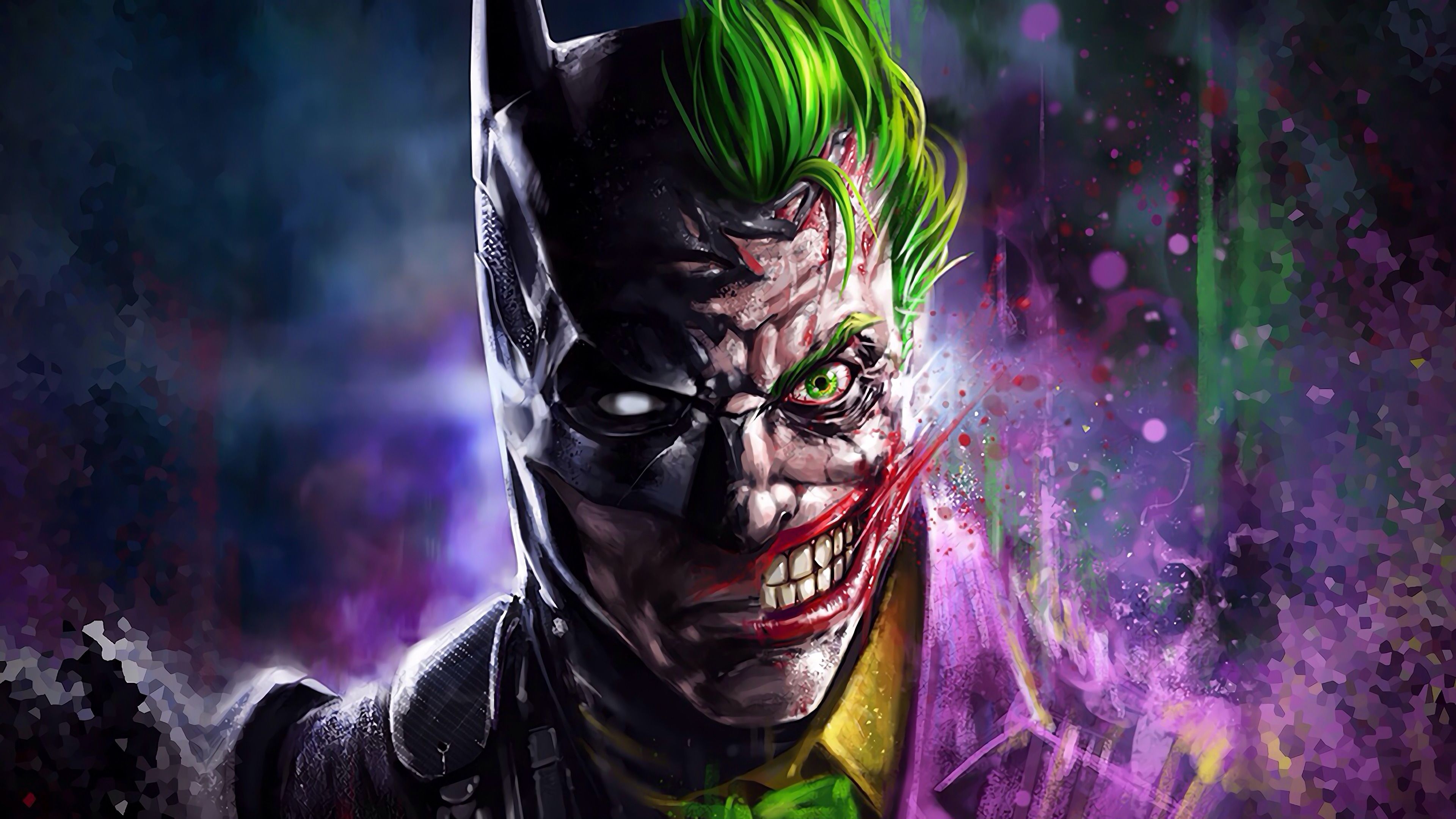 3840x2160 Batman Joker 4K Wallpaper Free Batman Joker 4K Background, Desktop