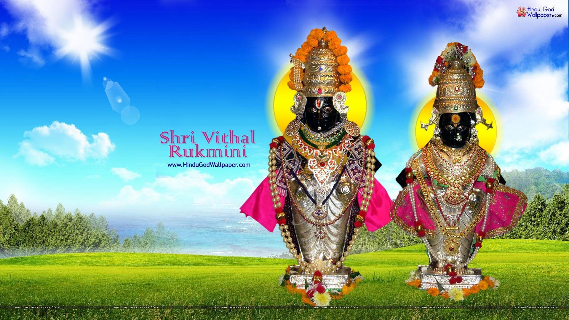 1920x1080 Free God Vitthal Rukmini wallpaper for desktop download, Desktop