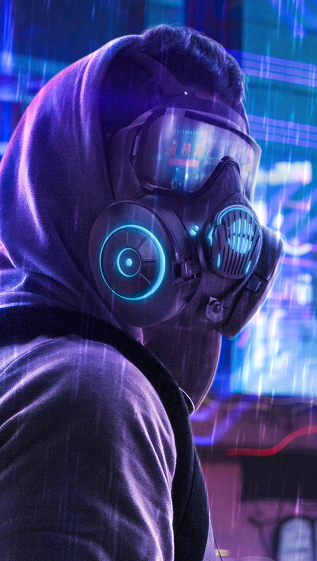 1220x2160 Toxic mask boy Wallpaper 4k Ultra HD, Phone