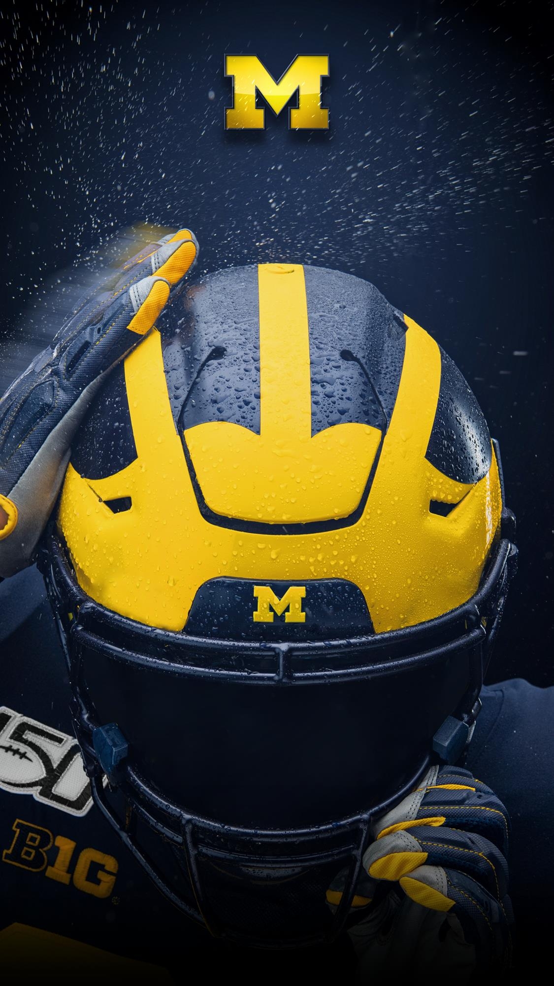 1130x2000 Mobile Wallpaper of Michigan Athletics, Phone