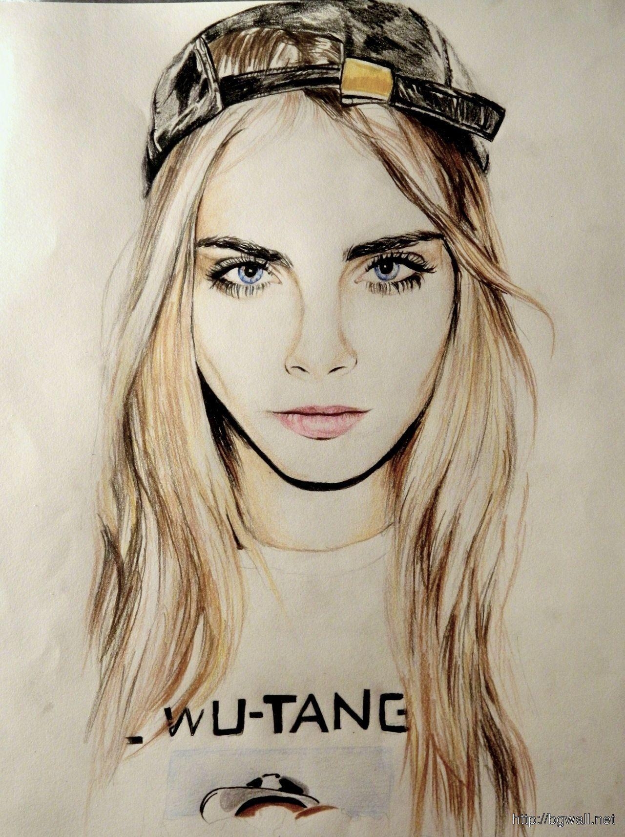 1280x1720 Cara Delevingne Wallpaper, Phone