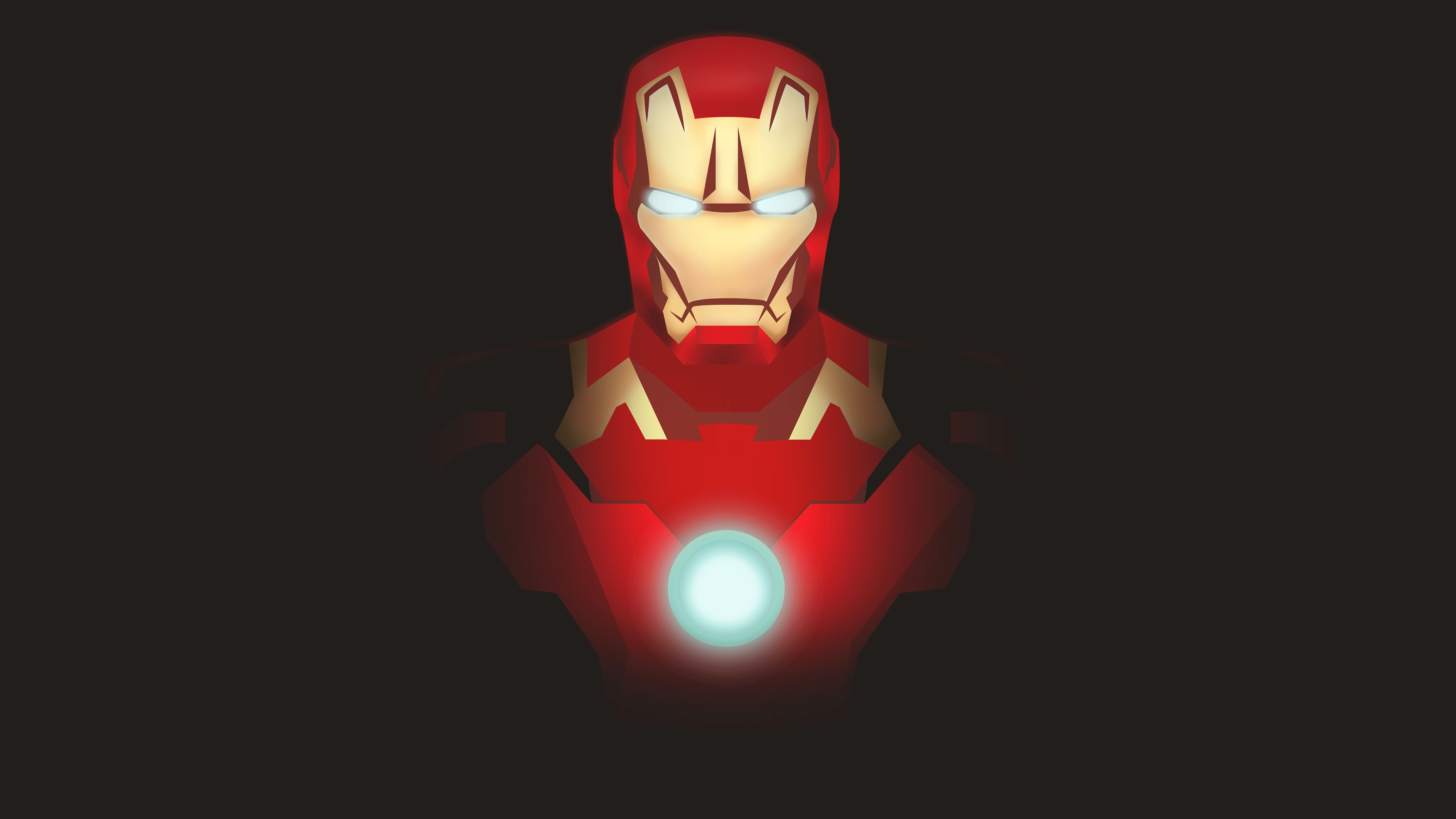 7680x4320 Wallpaper Iron Man, Fan Art, 4K, 8K, Black Dark, Desktop