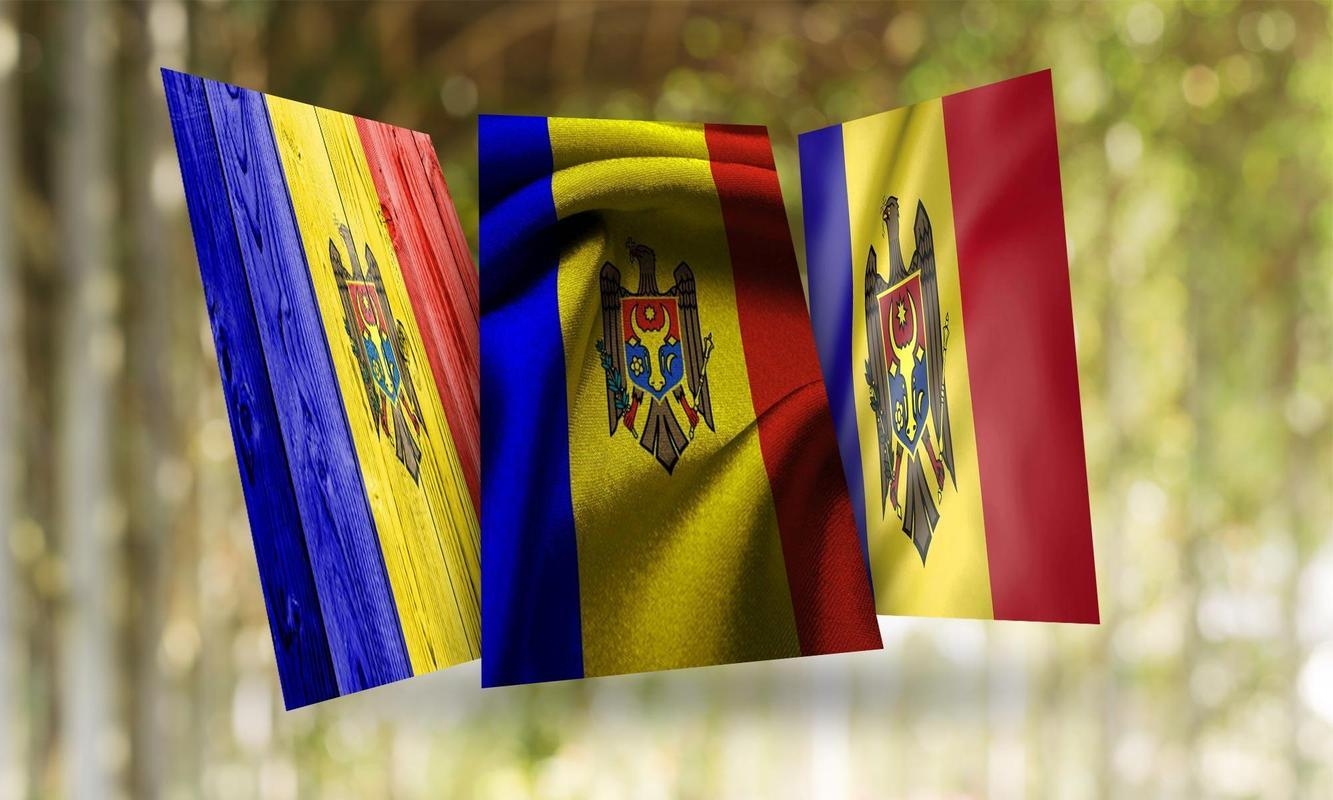 1340x800 Moldova Flag Wallpaper for Android, Desktop