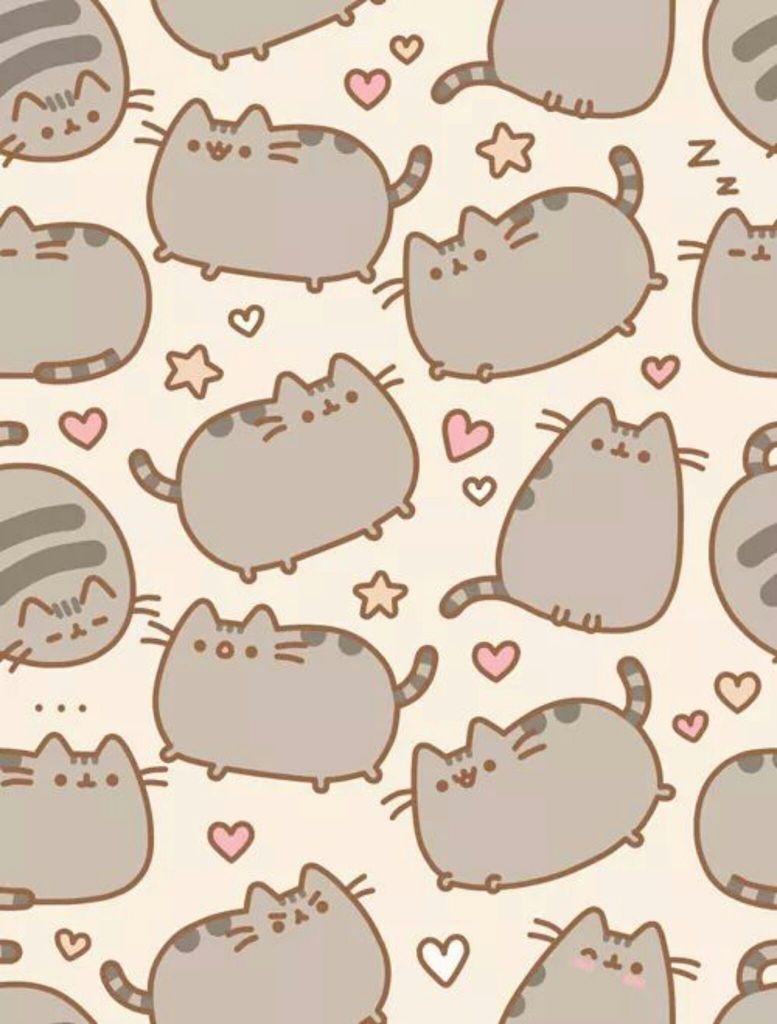 780x1030 Pusheen wallpaper. cute, heart, Phone