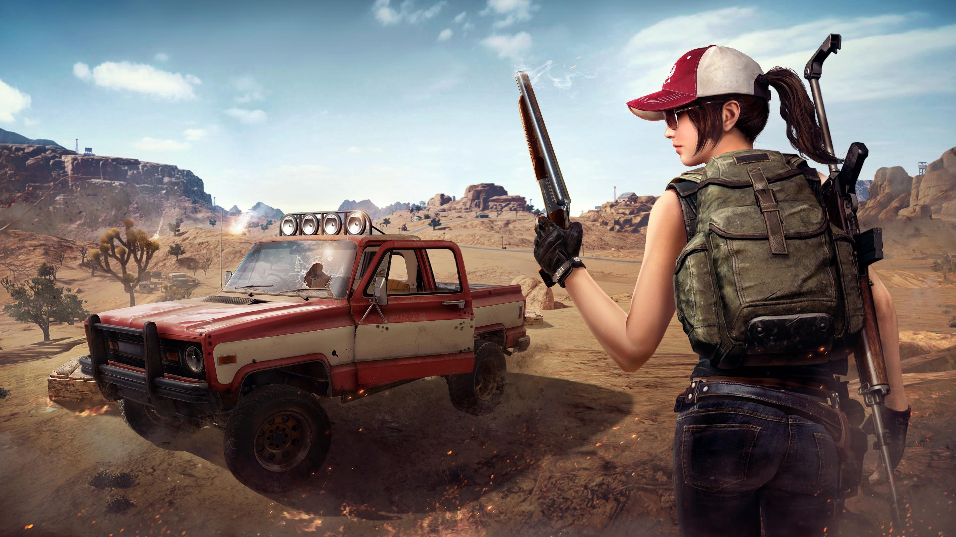 3840x2160 Pubg Girl 4k Girl Wallpaper HD 4k, HD Wallpaper, Desktop