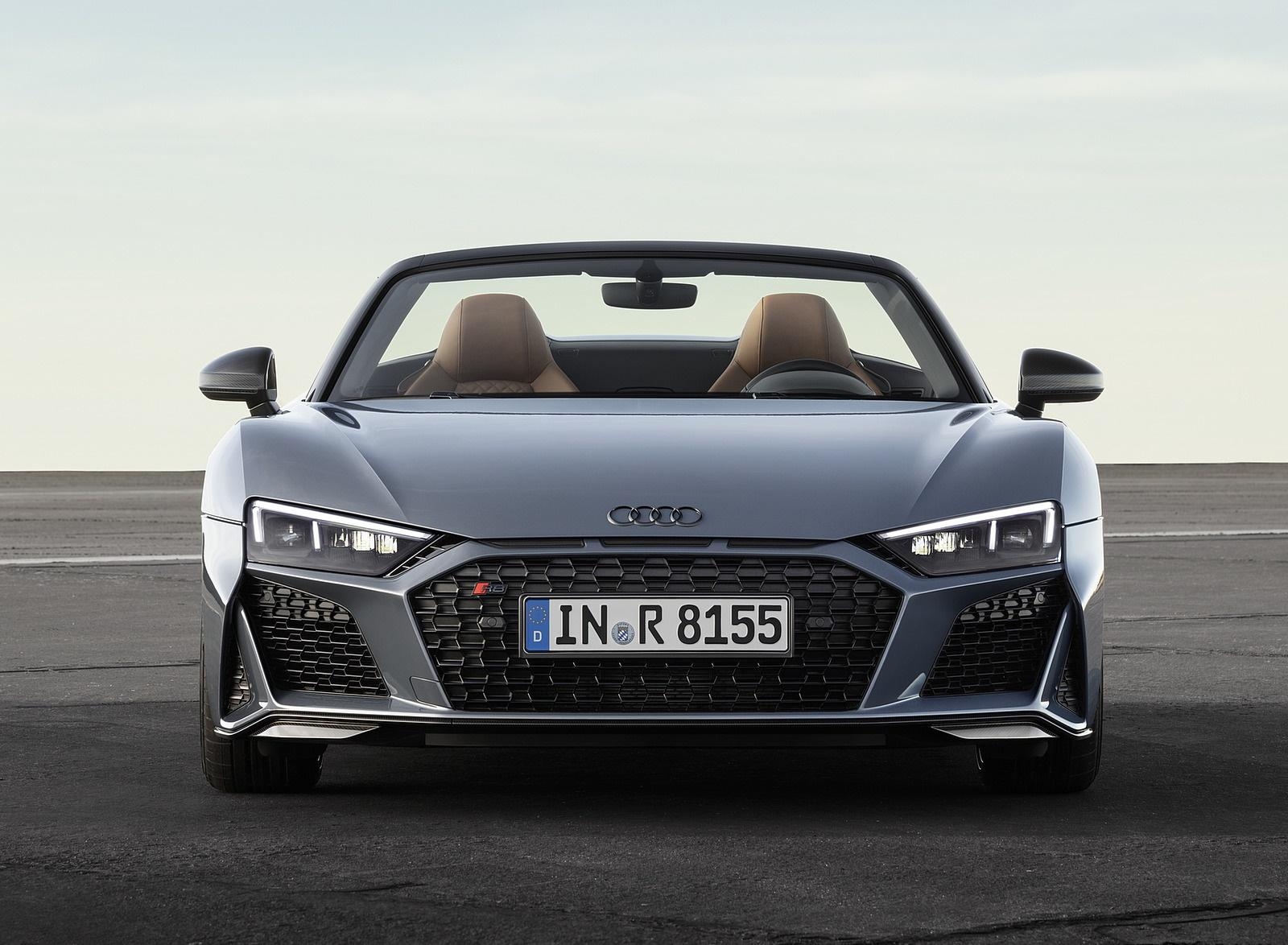 1600x1180 Audi R8 Spyder (Color: Kemora Gray Metallic) Front Wallpaper, Desktop