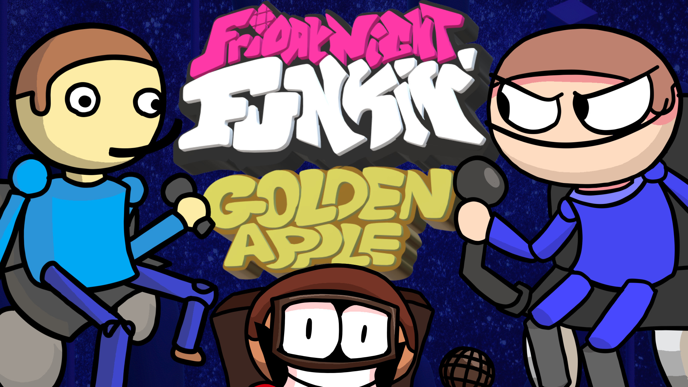 2270x1280 FNF vs Dave and Bambi: Golden Apple Edition Mod Online Free, Desktop