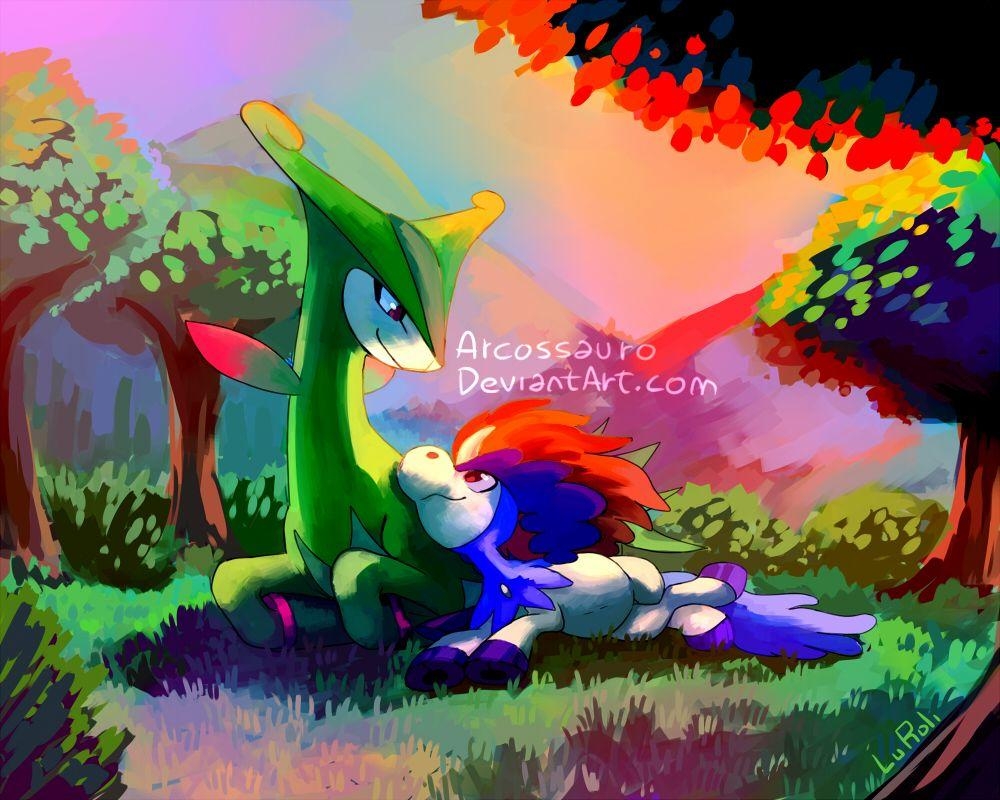 1000x800 Keldeo and Virizion, Desktop