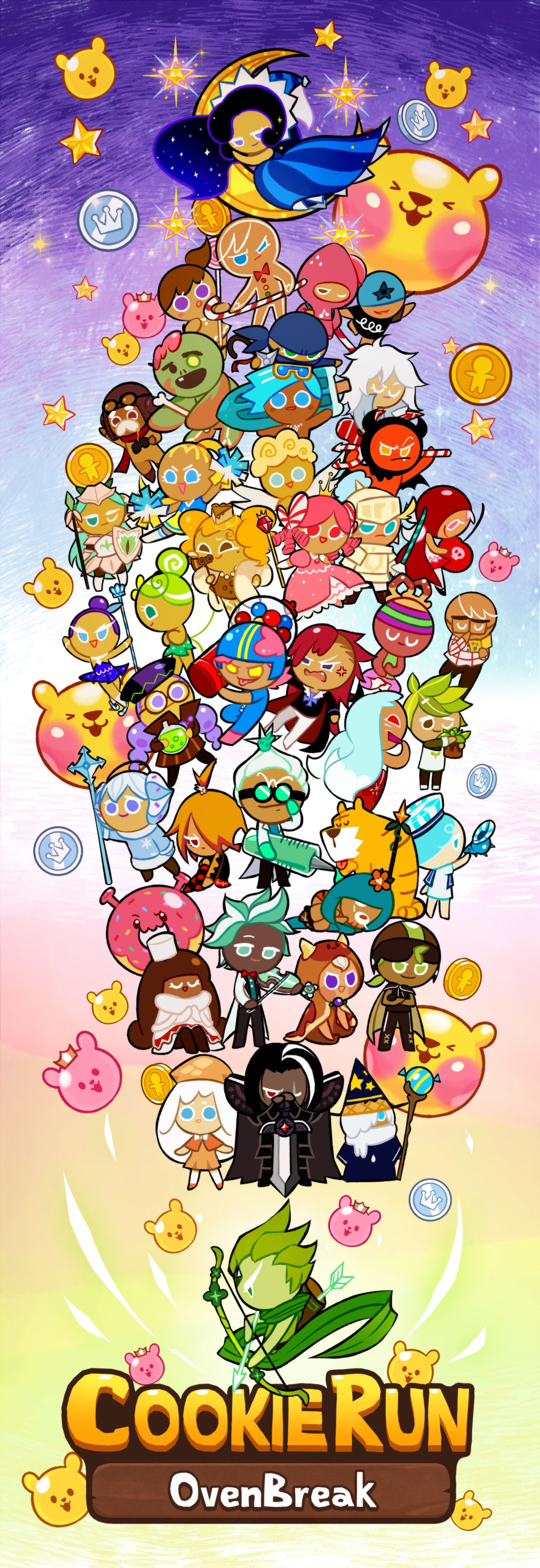 1700x4940 Cookie Run Wallpaper, Phone