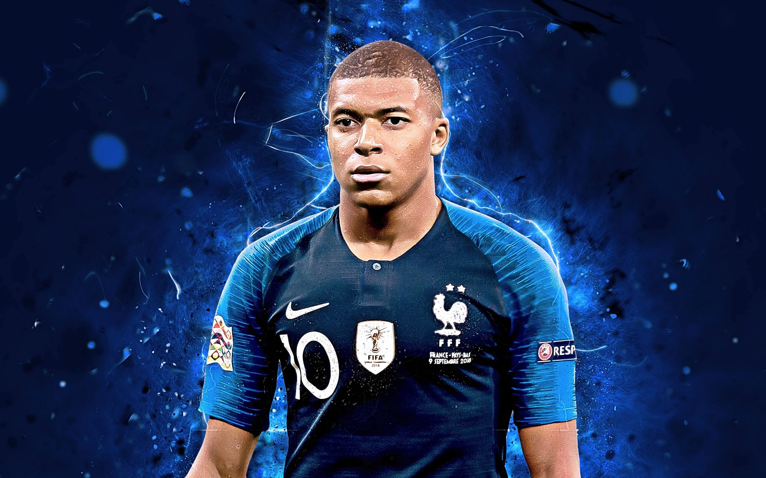 2560x1600 Kylian Mbappé HD Wallpaper Free Download, Desktop