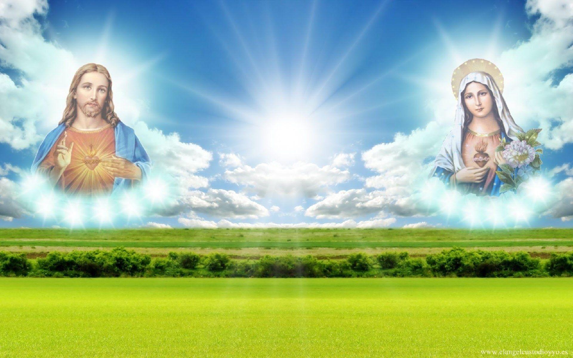 1920x1200 Jesus And Mary, Desktop