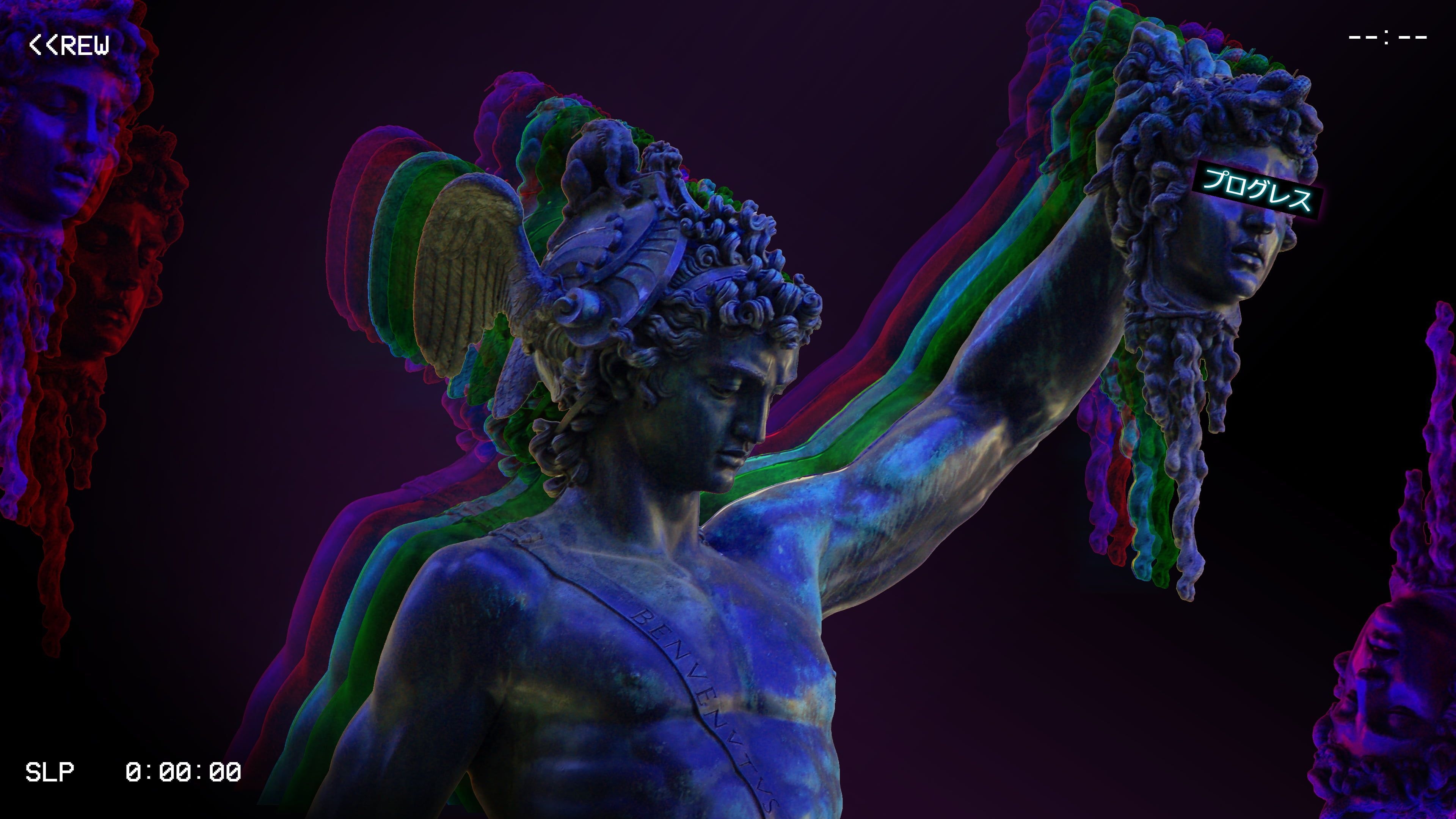 3840x2160 vaporwave #statue K #wallpaper #hdwallpaper #desktop. Wallpaper, Vaporwave, HD wallpaper, Desktop