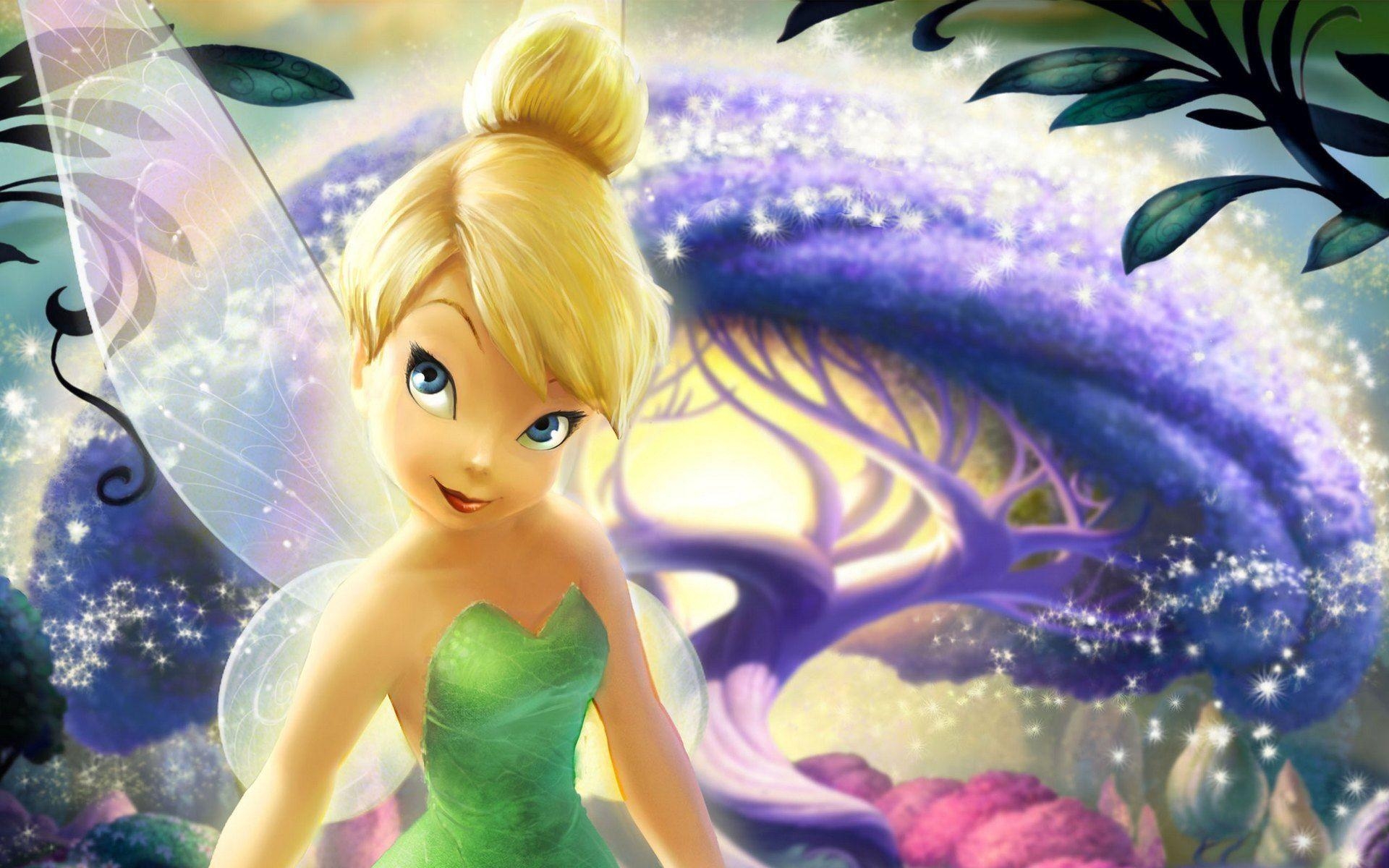 1920x1200 Tinkerbell Wallpaper, Walt Disney, fairytale, magic, tree. HD, Desktop