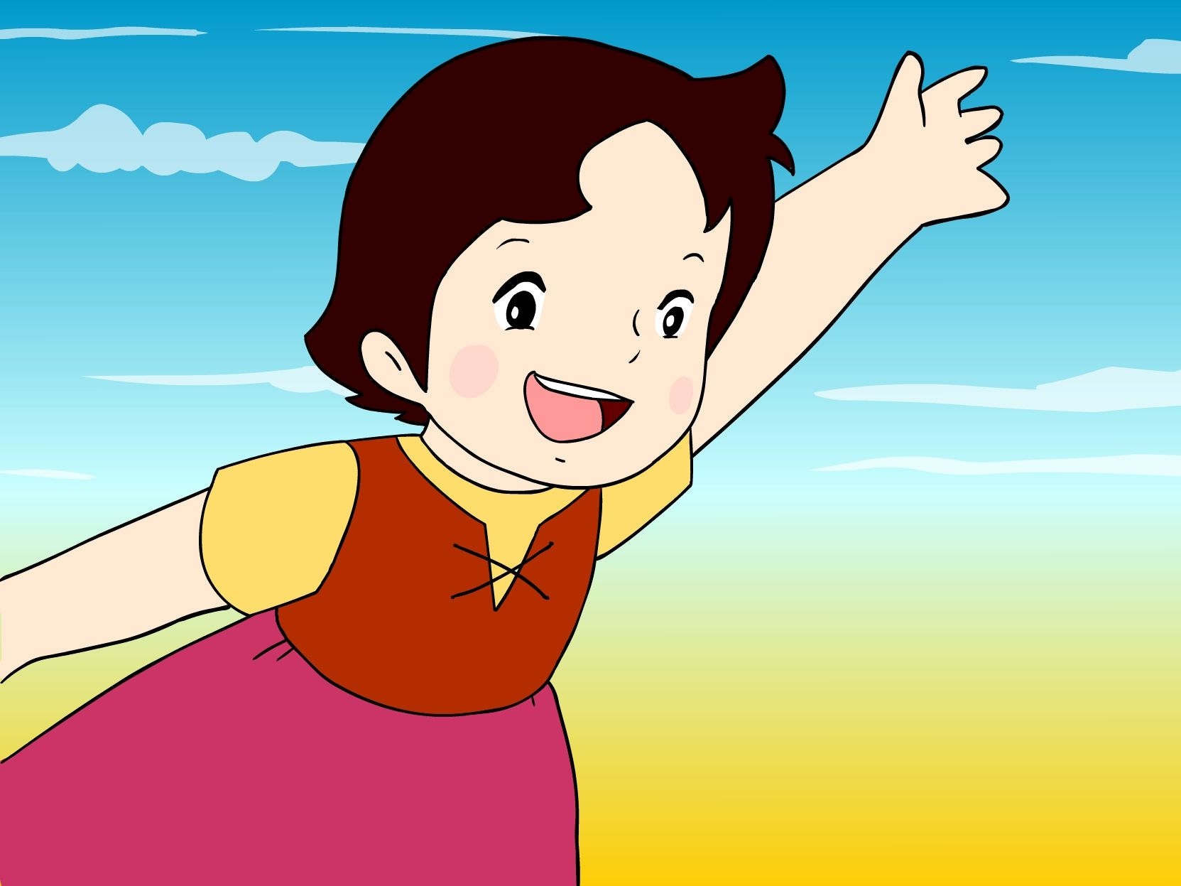 1670x1250 Heidi animated series (1974), Desktop