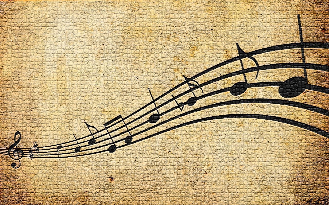 1280x800 Music Notes Wallpaper 1413 Widescreen, Desktop