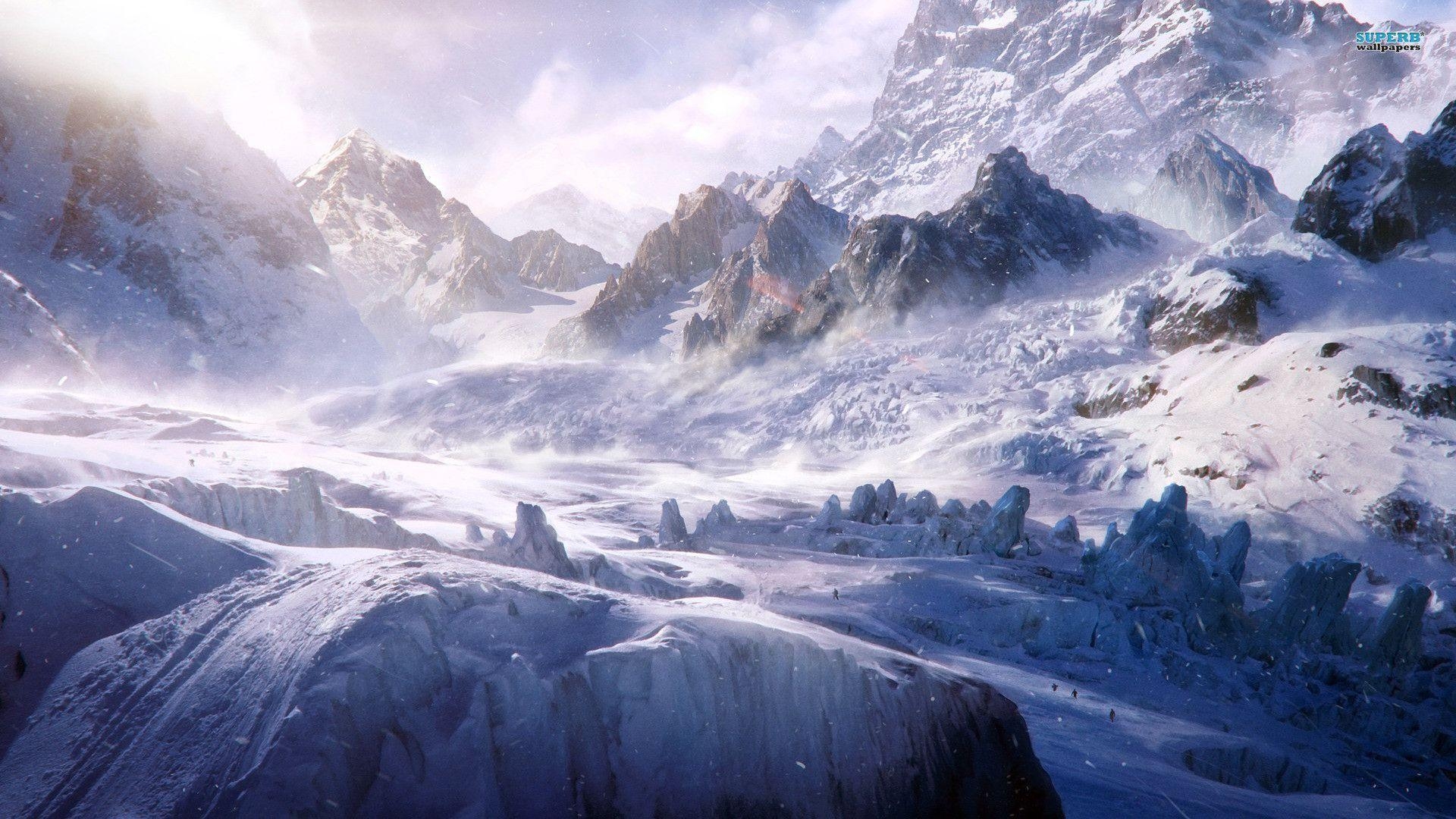 1920x1080 Snowy Mountain Wallpaper, Desktop