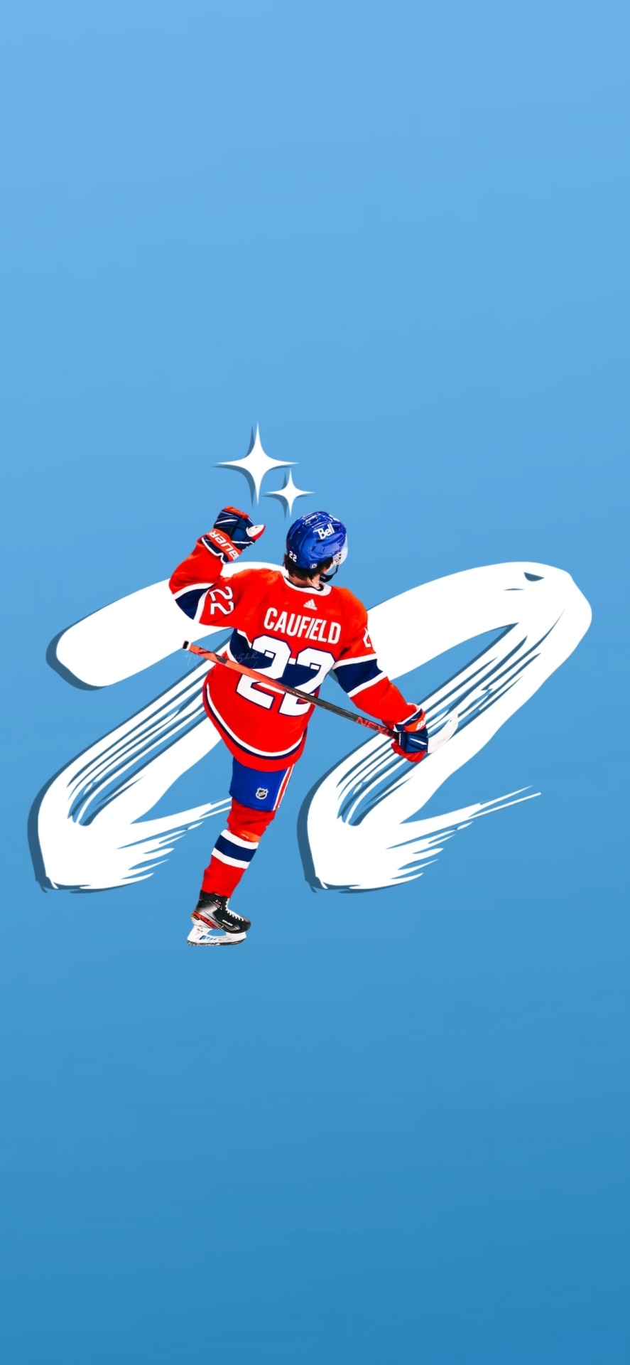 890x1920 Where Hockey Meets Art, Phone