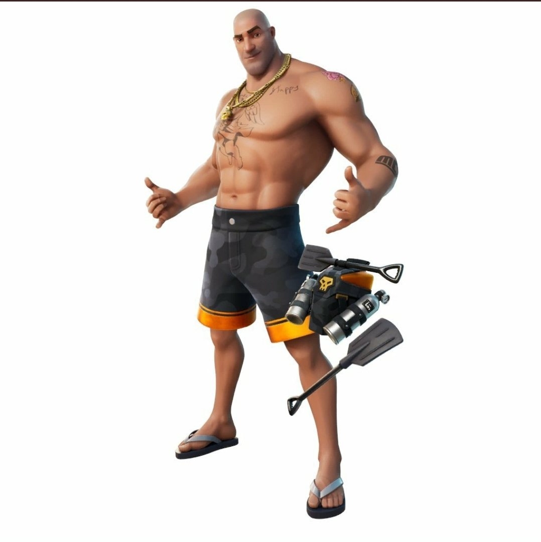 1080x1090 Beach Brutus Fortnite wallpaper, Phone