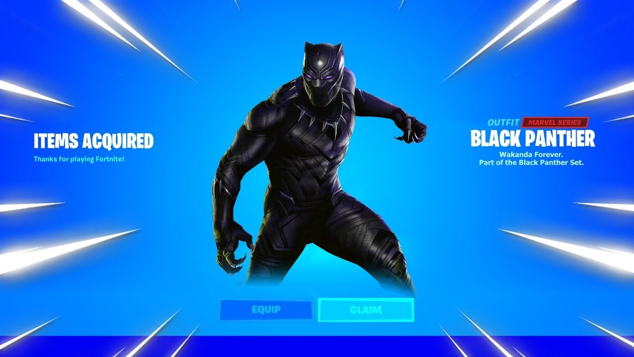 1280x720 Black Panther Fortnite wallpaper, Desktop