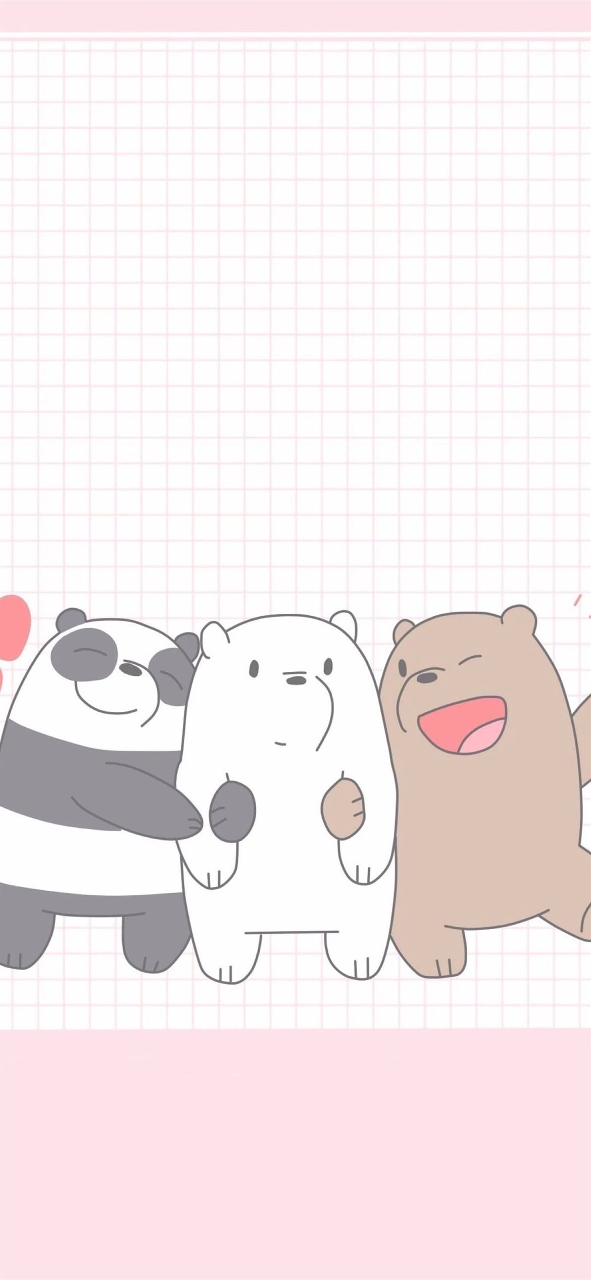 1170x2540 Disney We Bare Bears Cute iPhone, Phone