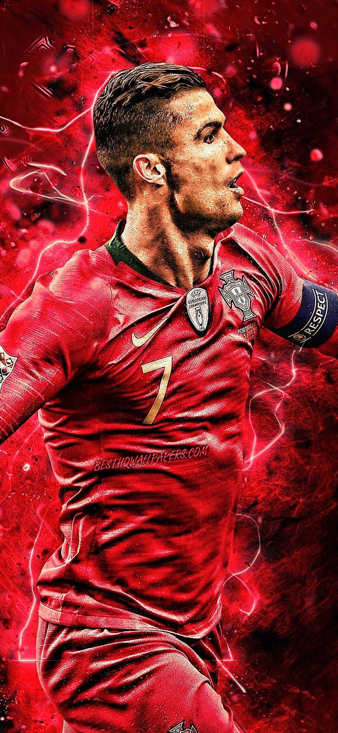 1080x2340 4K Cristiano Ronaldo Wallpaper, Phone