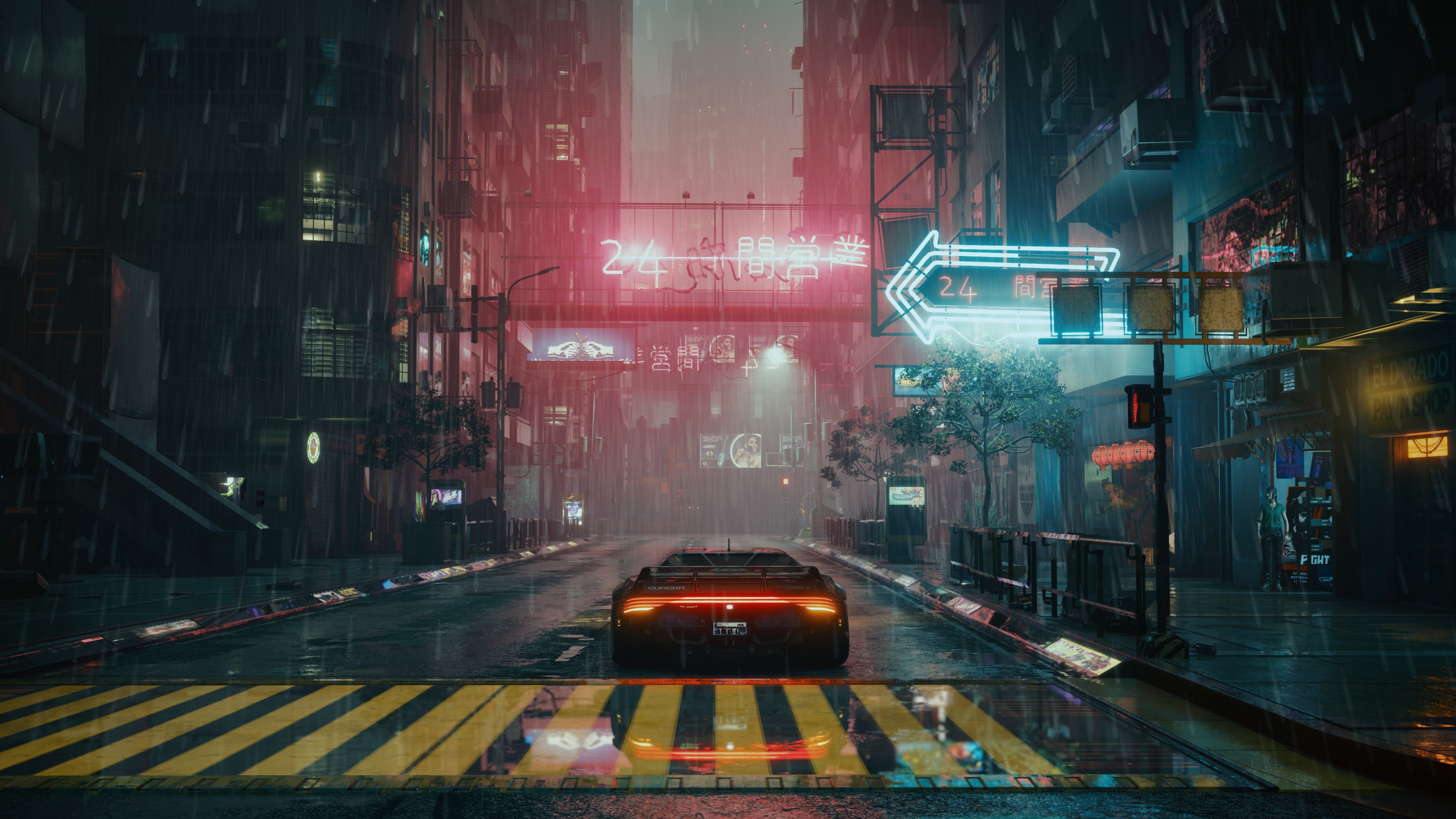 3840x2160 Download wallpaper  cyberpunk, game, city shot, car 4k wallpaper, uhd wallpaper, 16:9 widescreen  HD background, 27668, Desktop